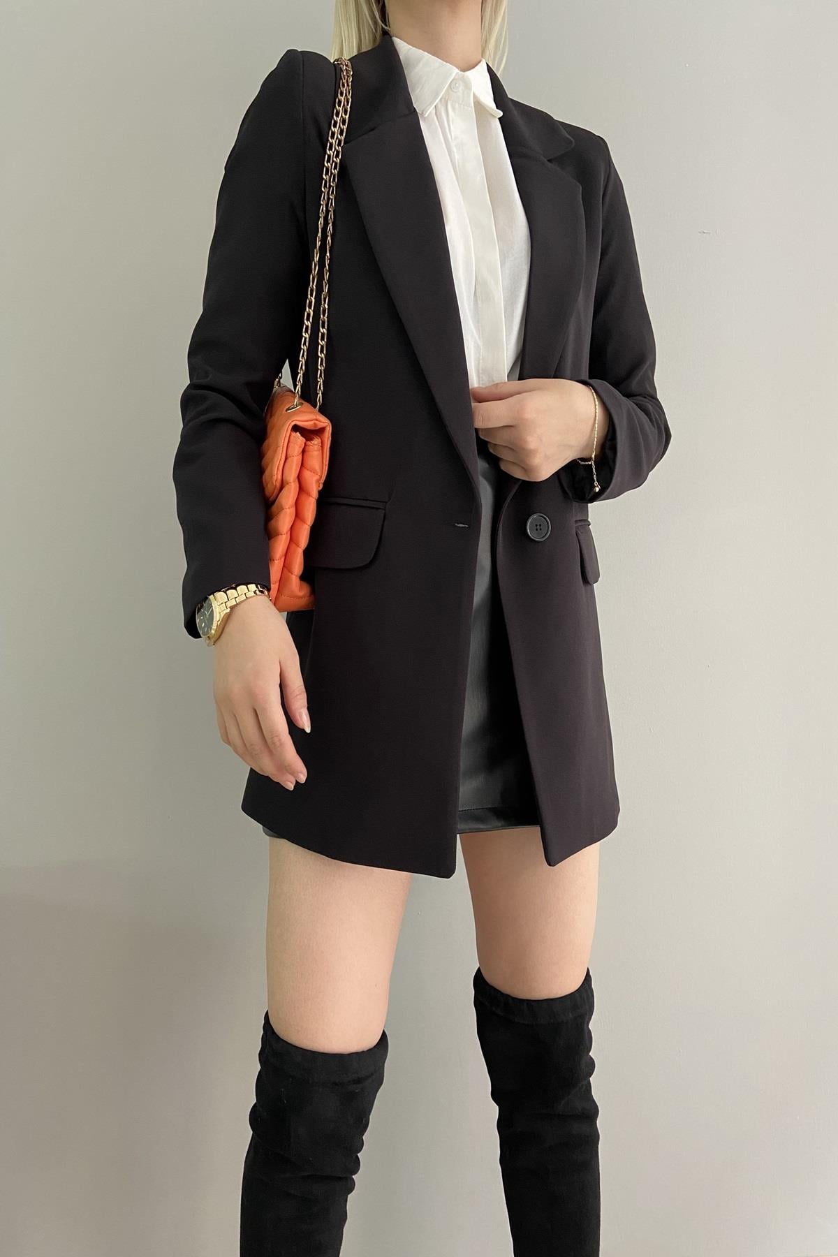 TEK DÜĞME BLAZER CEKET