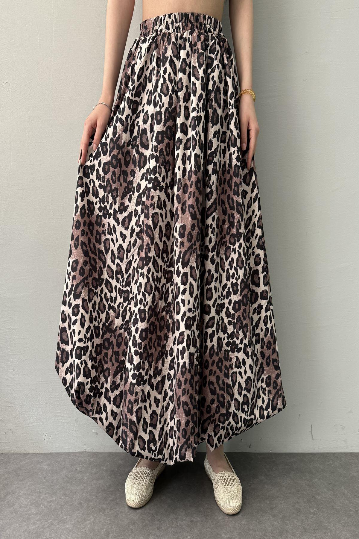 LEOPAR DESEN BALON ETEK
