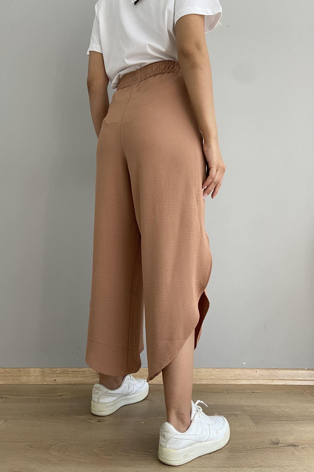 OVAL PAÇA YIRTMAÇLI PANTOLON