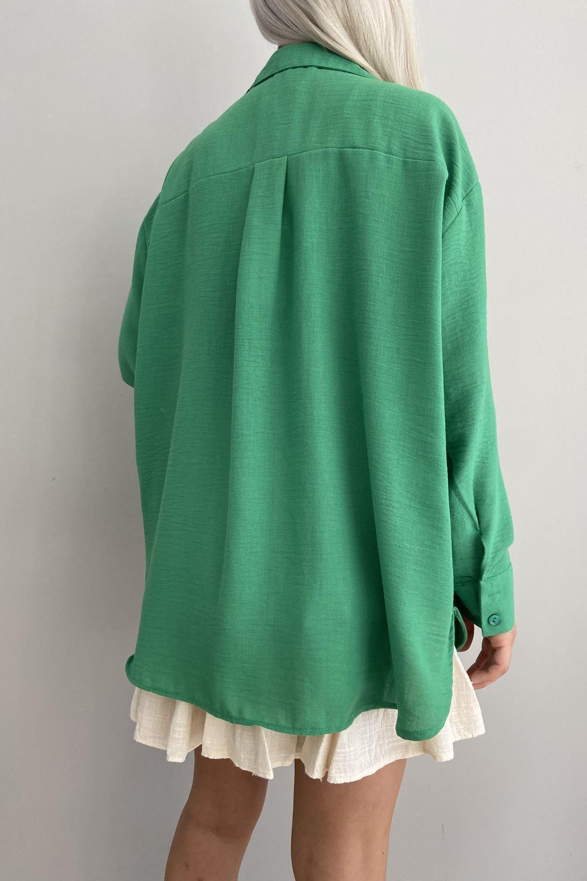 REGLAN KOL OVERSİZE GÖMLEK