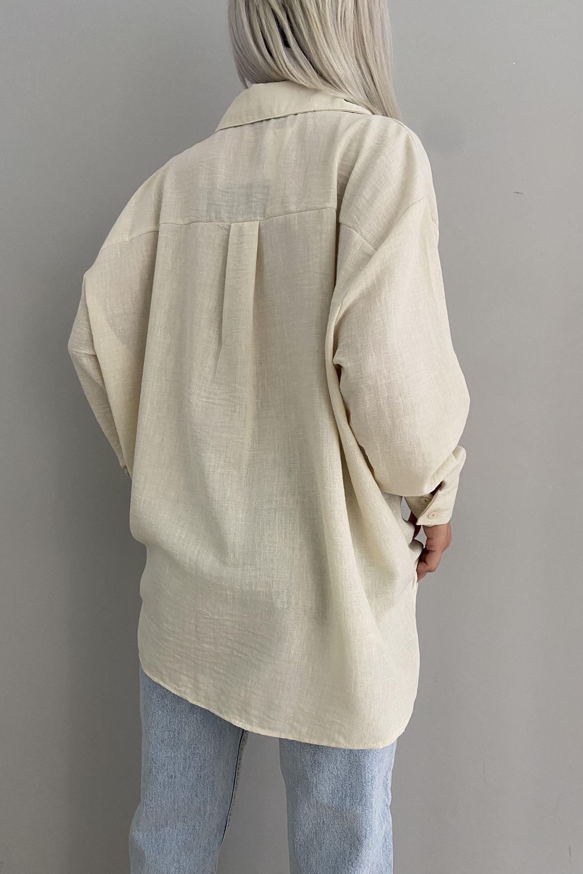 REGLAN KOL OVERSİZE GÖMLEK