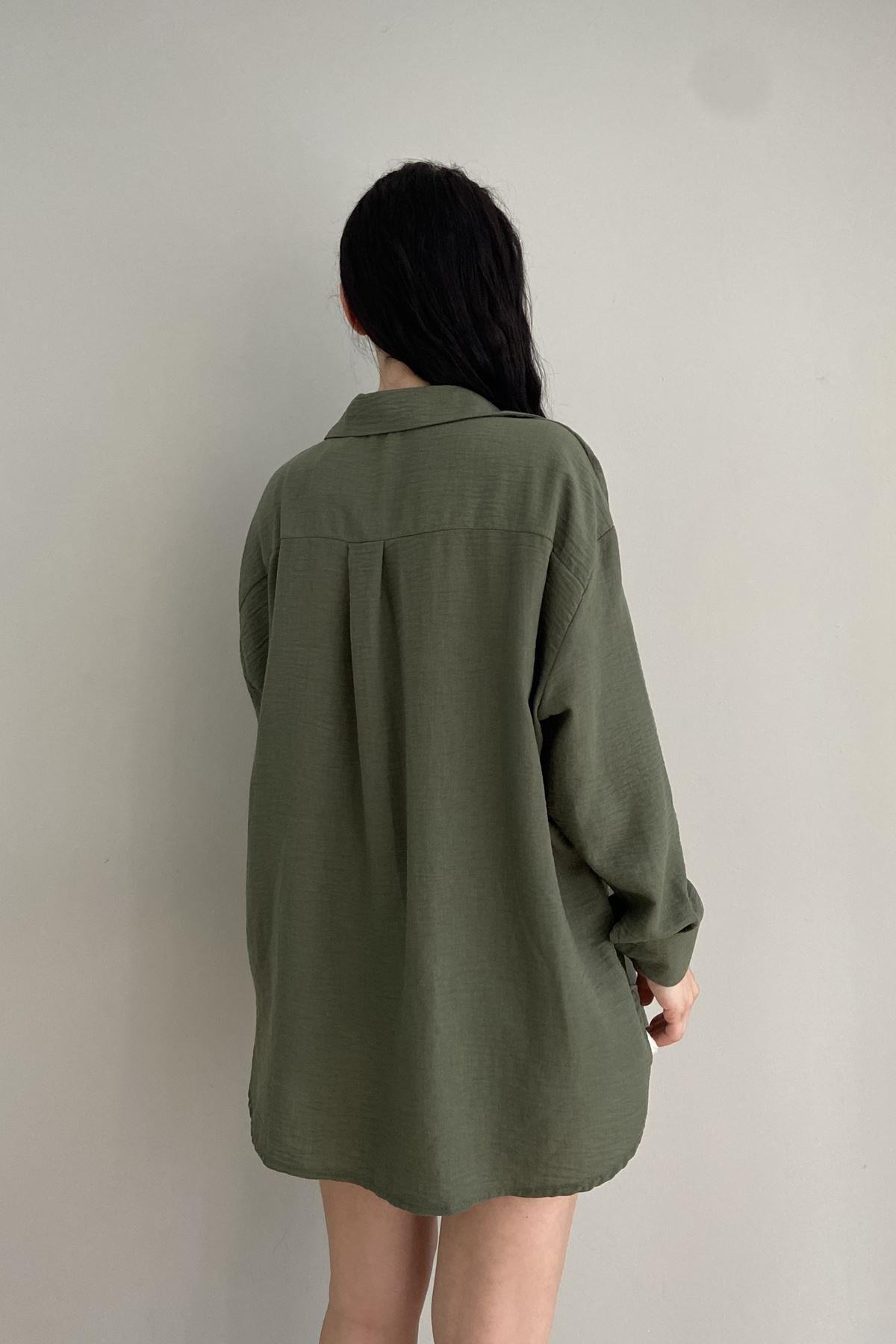 REGLAN KOL OVERSİZE GÖMLEK