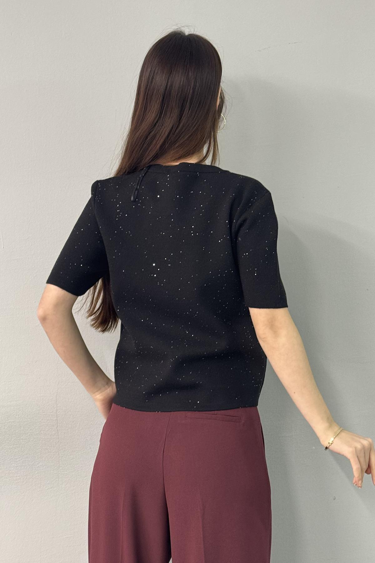 BİSİKLET YAKA PULLU DÜĞMELİ CEPLİ TRIKO HIRKA