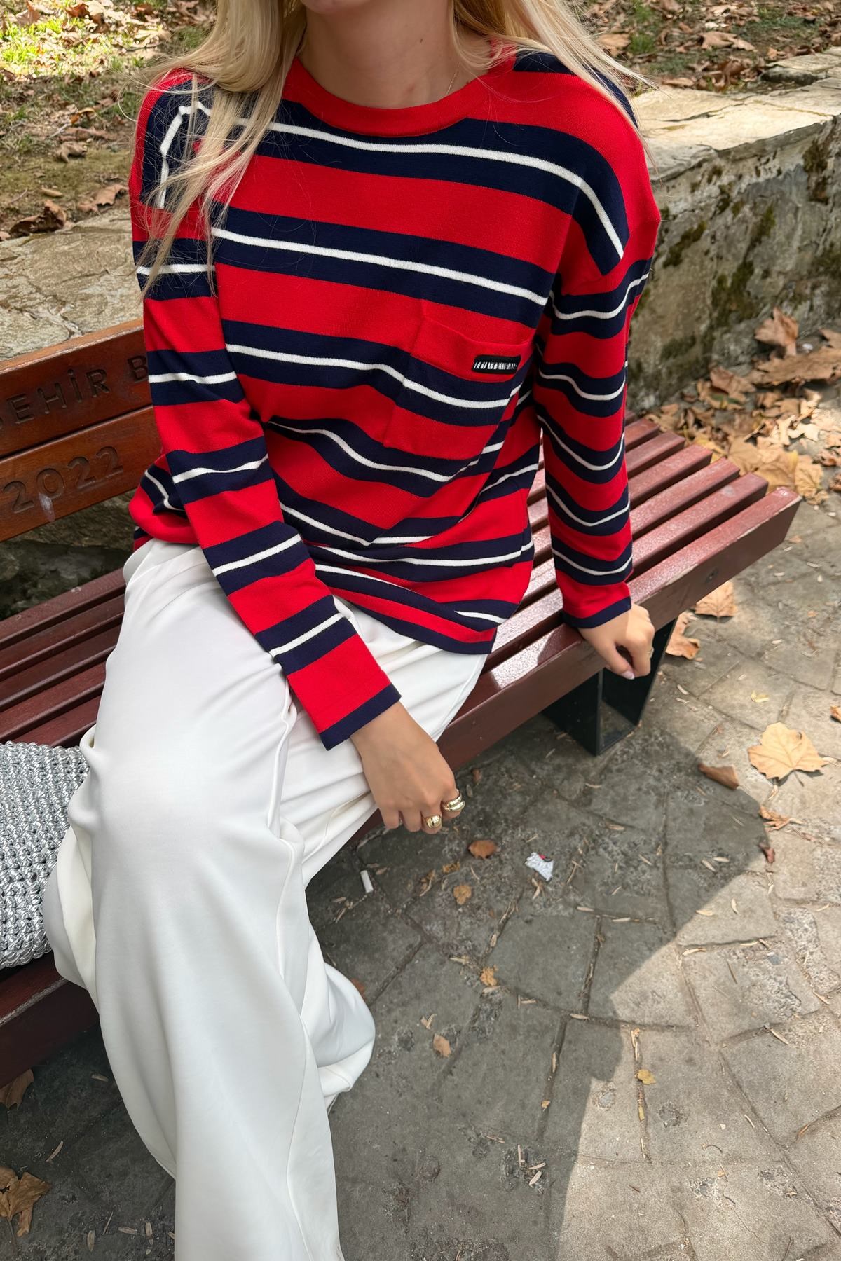 ÇİZGİ DETAY TRIKO