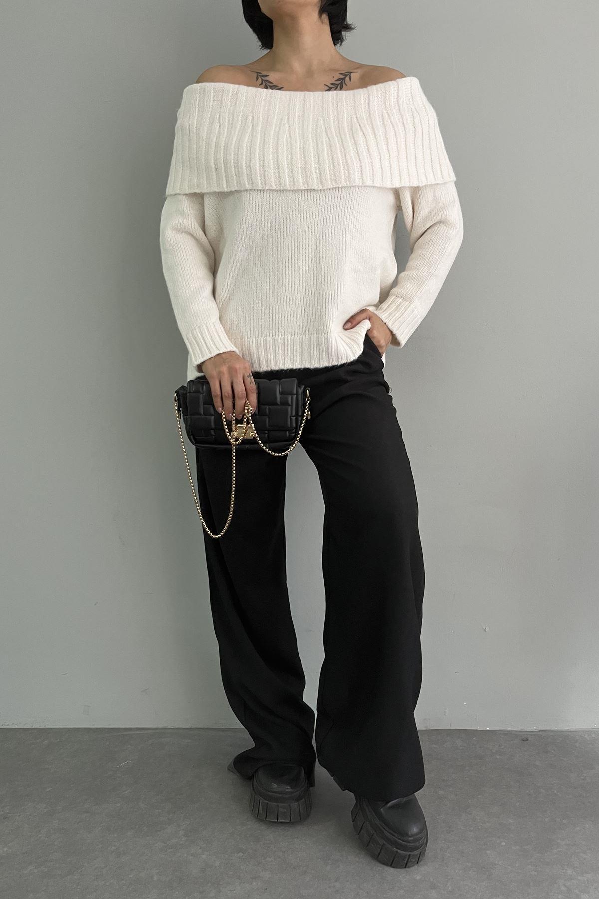 FİTİLLİ MODONNA YAK TRIKO KAZAK