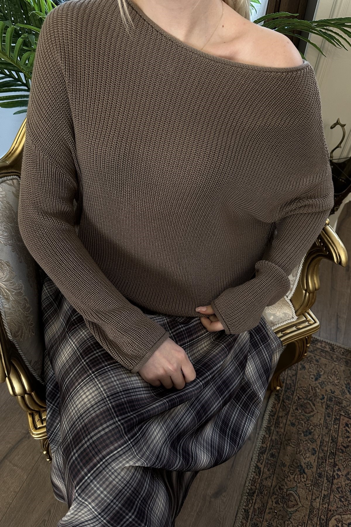 KAYIK YAKA BASİC TRIKO KAZAK