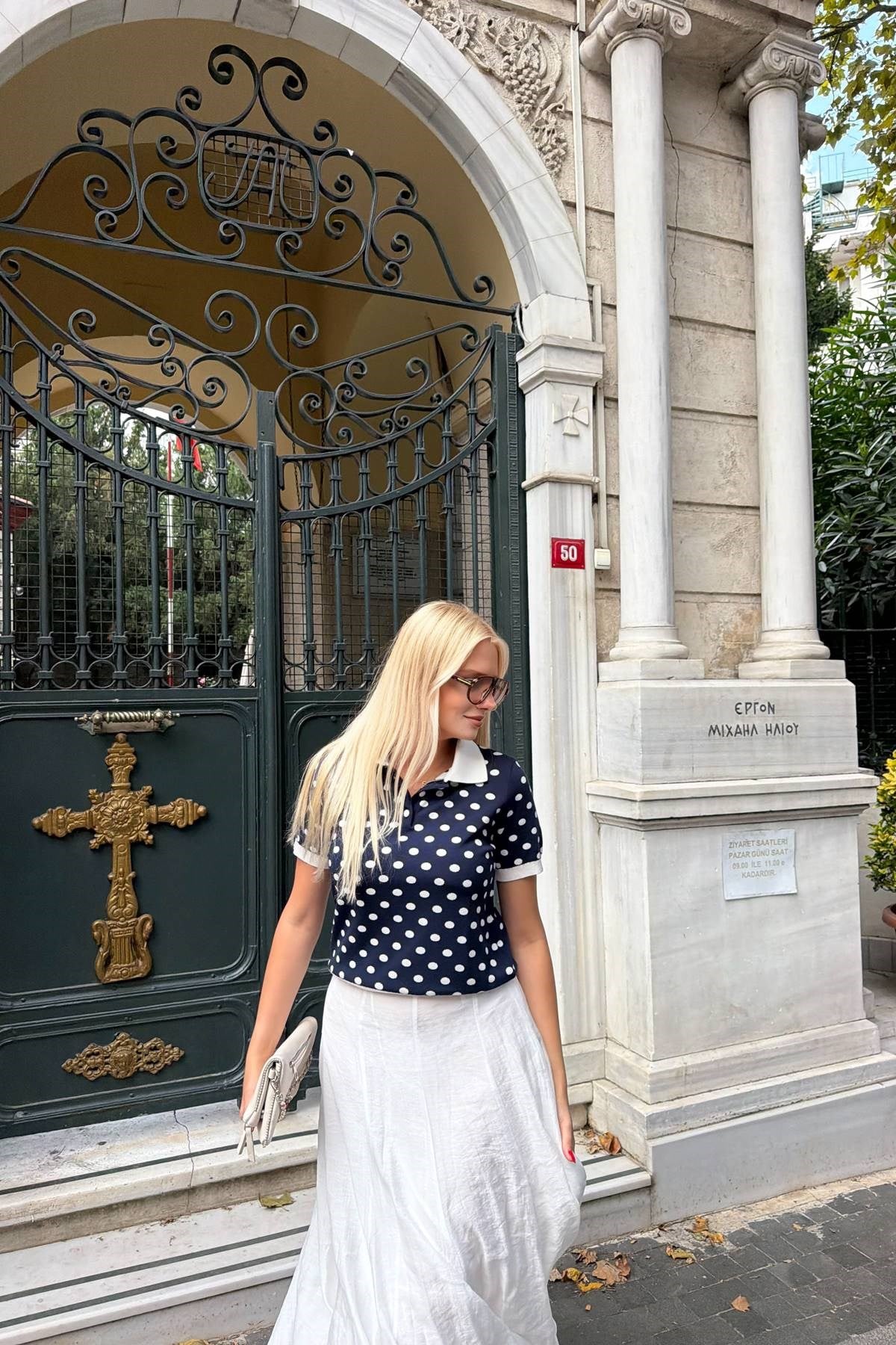 POLO YAKA PUANTİYE DESEN TRIKO KAZAK