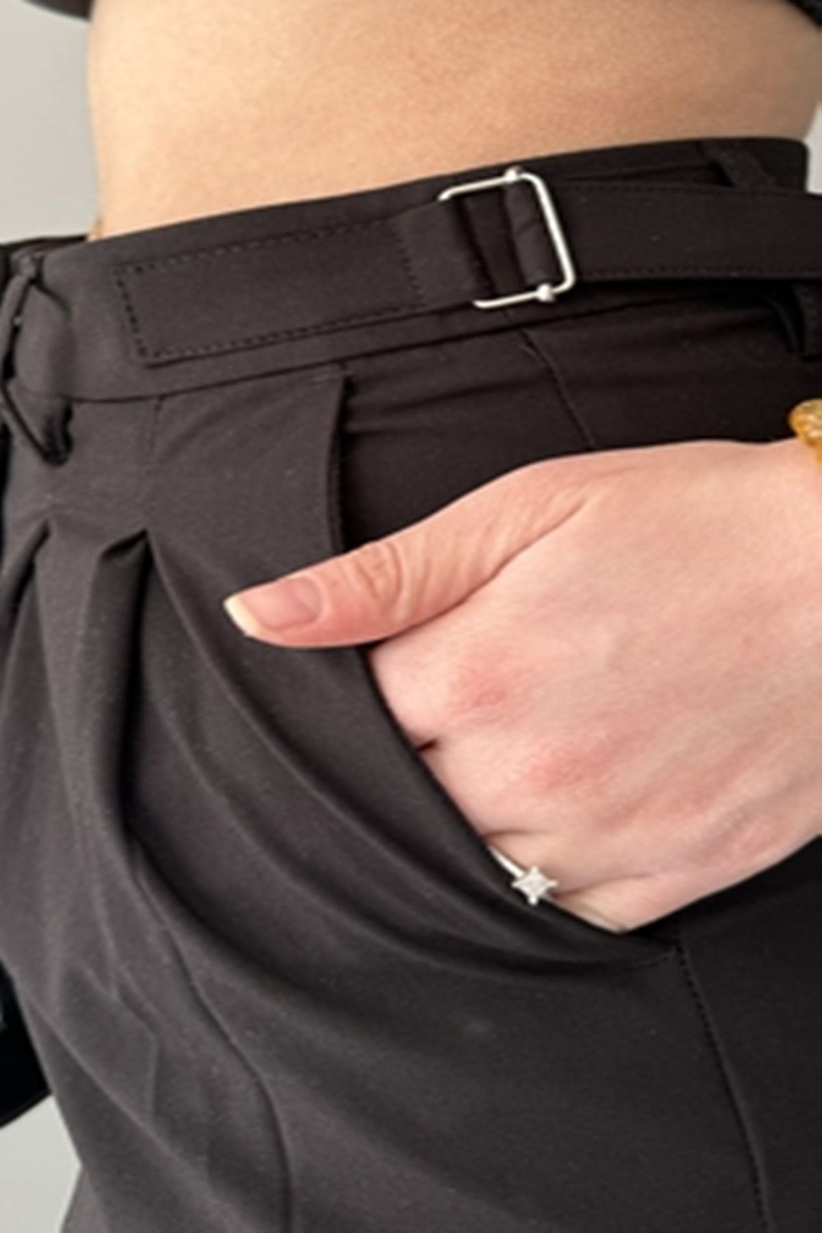 BEL AYARLANABİLİ BELİ ŞIK PANTOLON