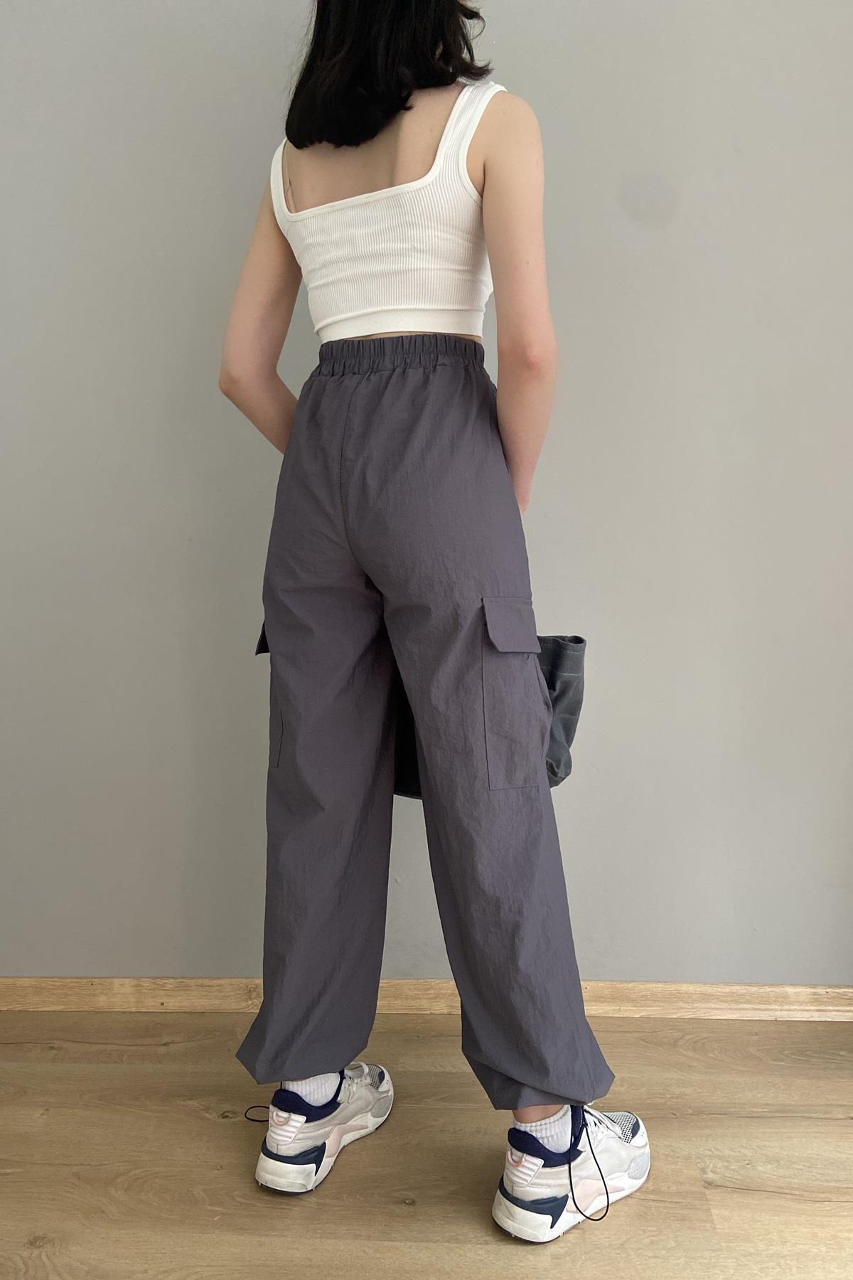 BEL LASTİKLİ KARGO PANTOLON