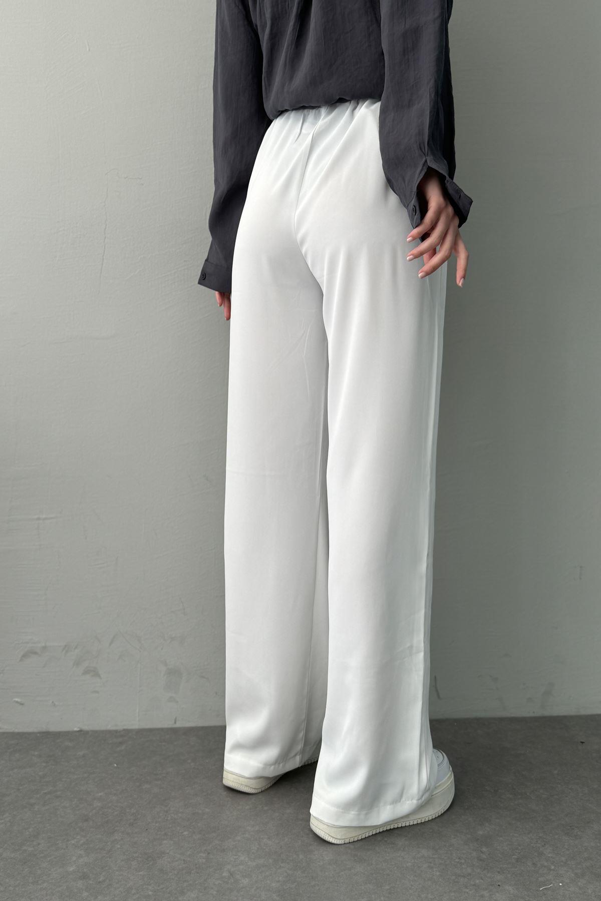 BELİ LASTİKLİ BOL PANTALON
