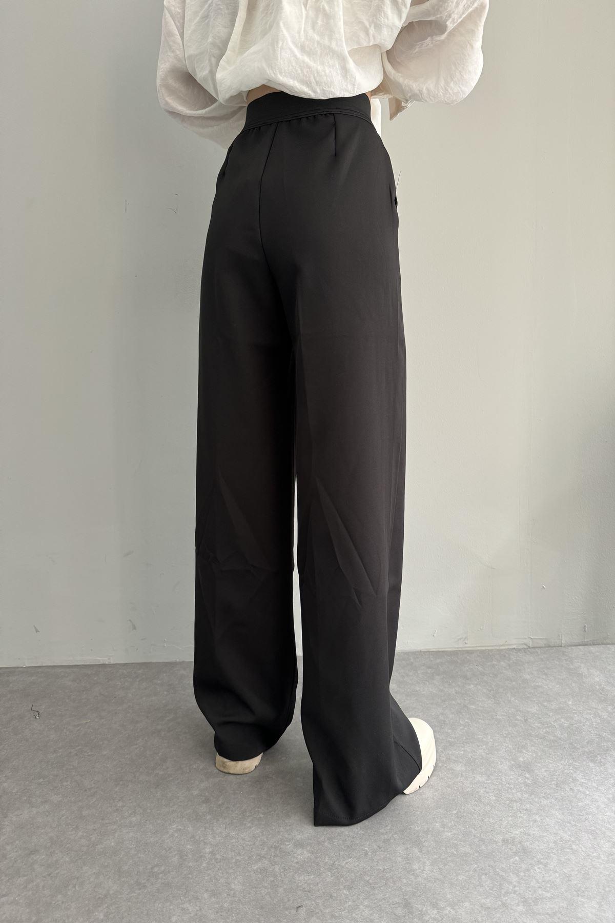 BELİ LASTİKLİ BOL PANTOLON