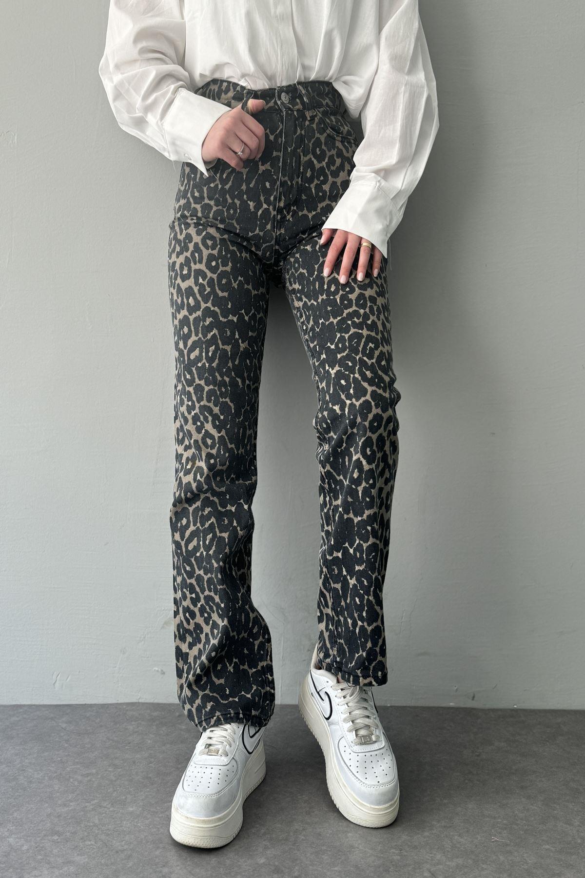 BORU PAÇA LEOPAR PANTOLON