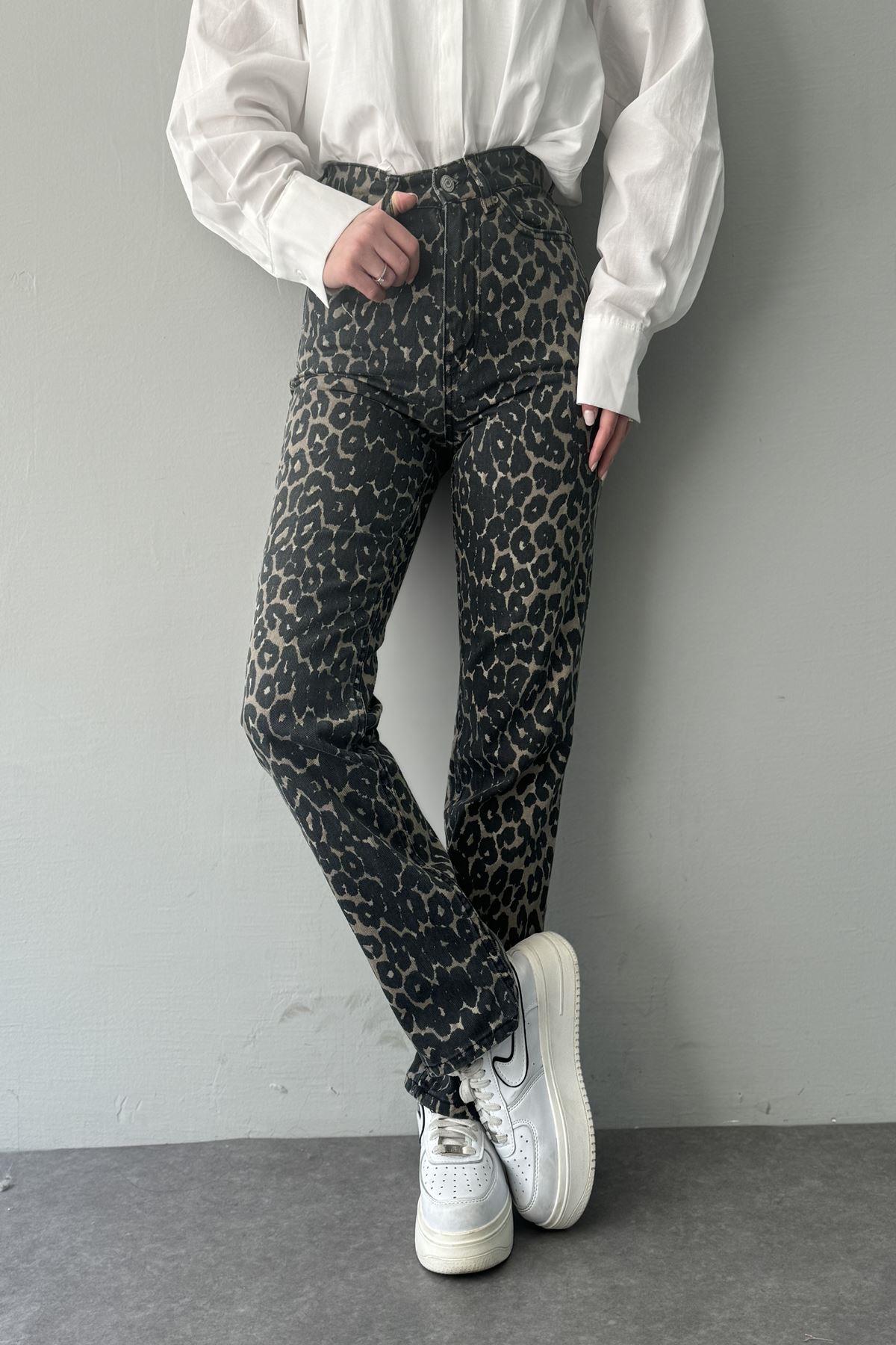 BORU PAÇA LEOPAR PANTOLON