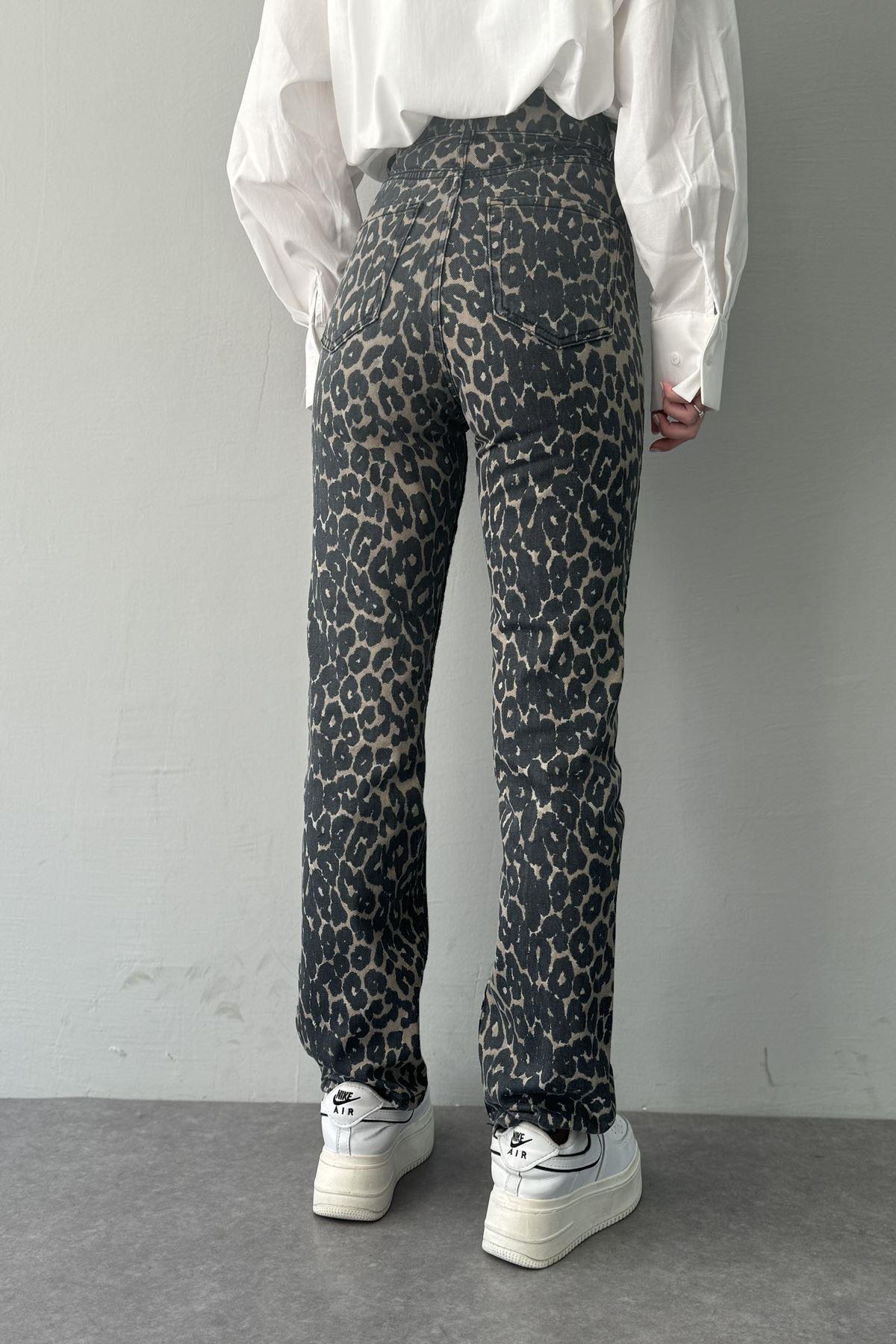 BORU PAÇA LEOPAR PANTOLON