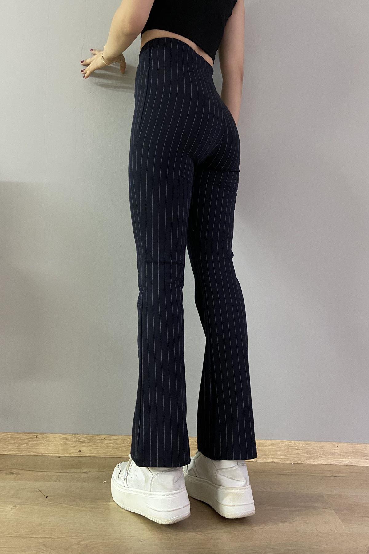 ÇİZGİ DETAY ÖRME PANTOLON