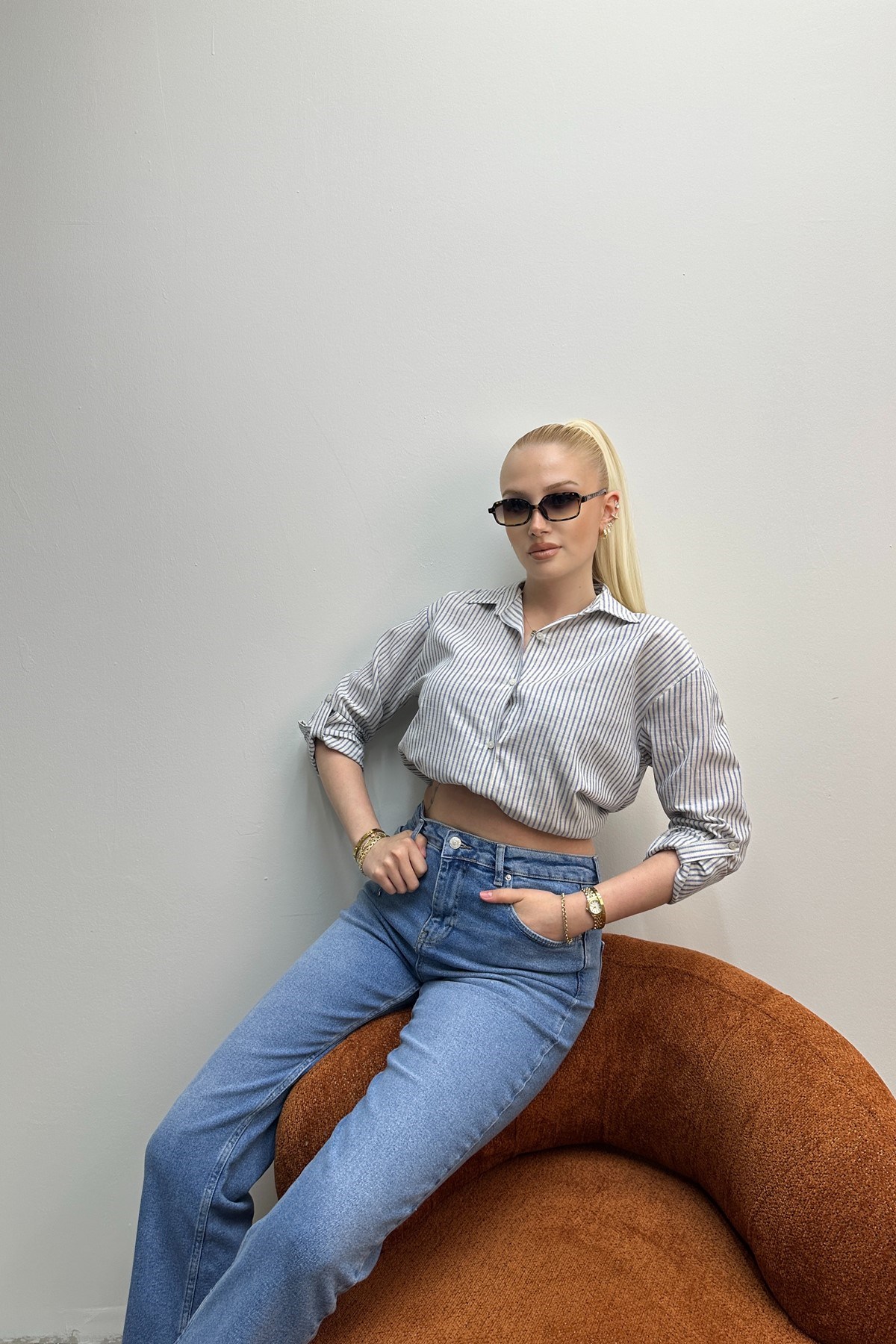 COMFORT LİKRA KISA FLARE PANTOLON