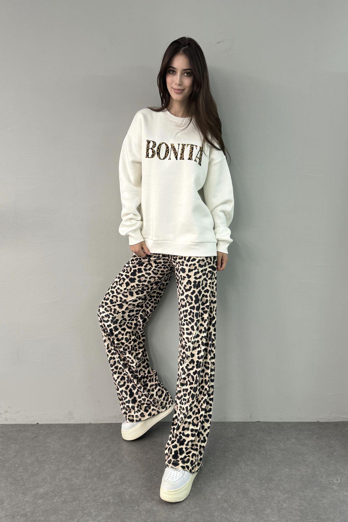 DESENLİ KADİFE PANTOLON