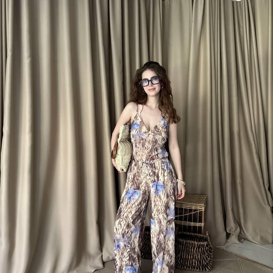 DESENLİ TÜL PANTOLON