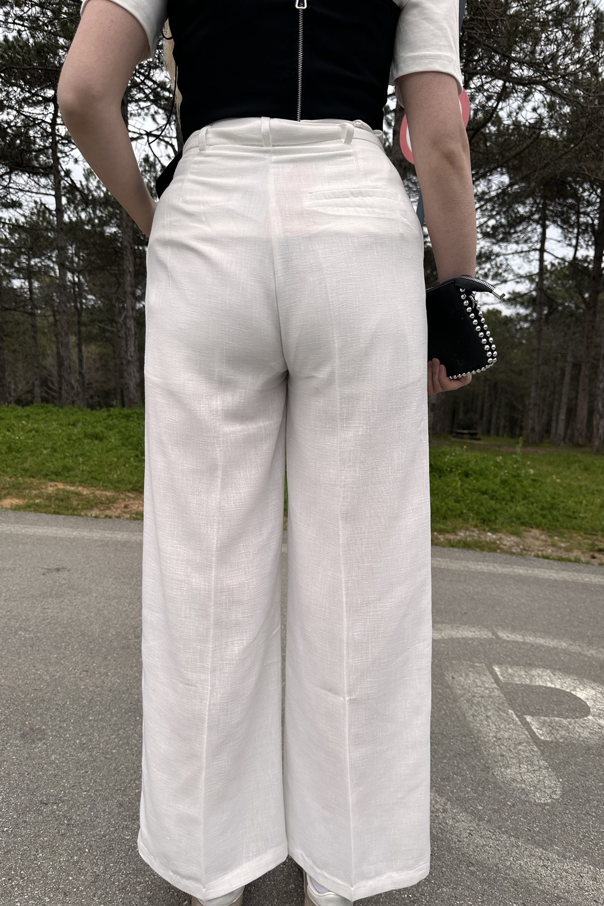 DÜĞME DETAYLI PANTOLON