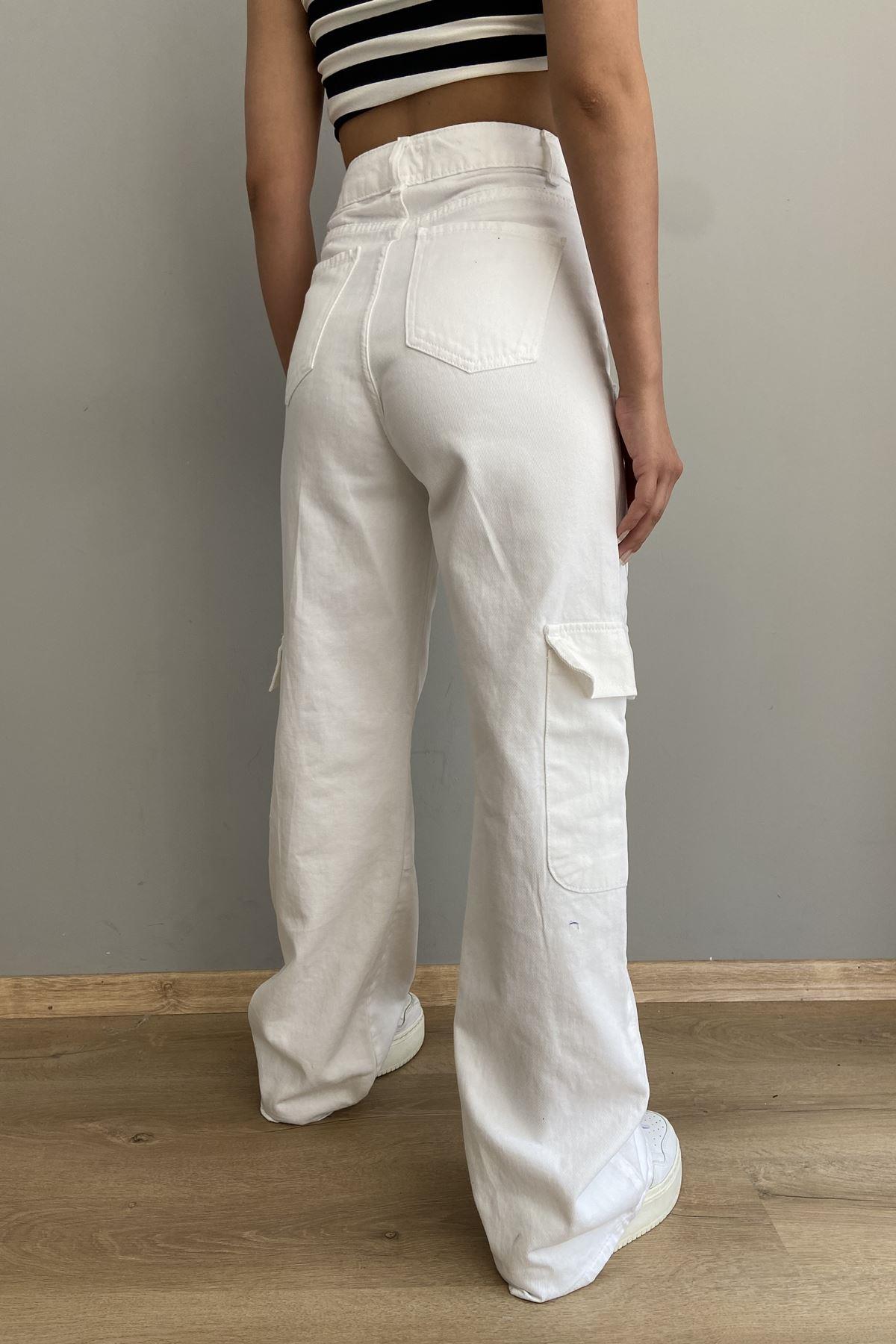GABARDİN KARGO PANTOLON