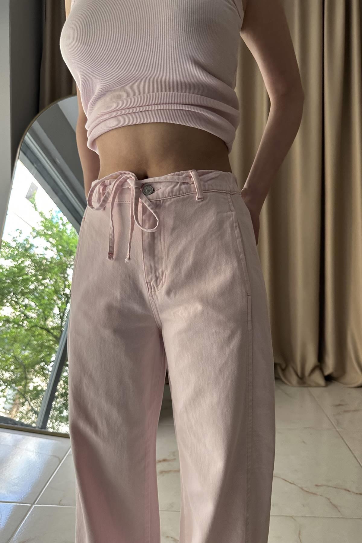 GİZLİ CEPLİ PAMUKLU PANTOLON
