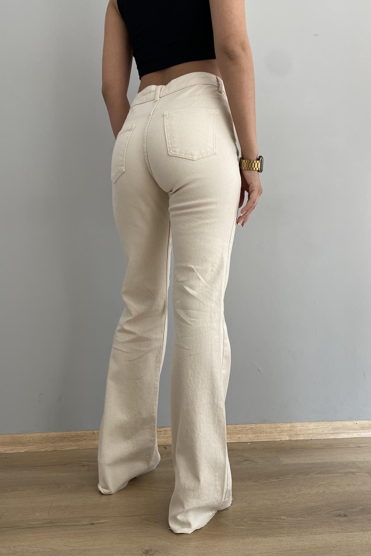 İSPANYOL PAÇA DİKŞSİZPANTALON