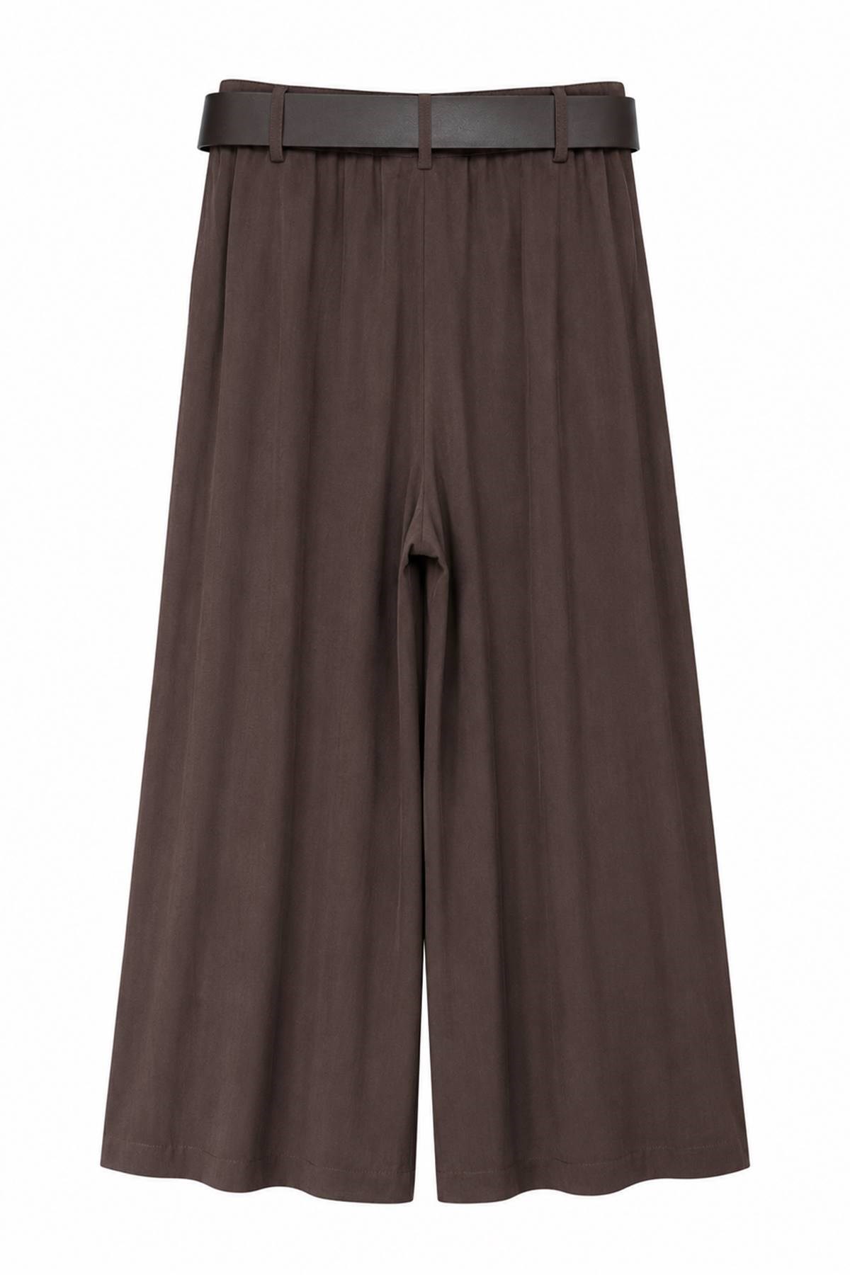 KEMERLİ VE PİLELİ PANTOLON