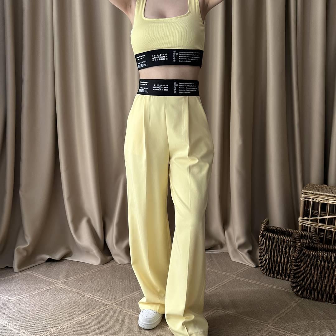 LASTİK DETAY PANTOLON