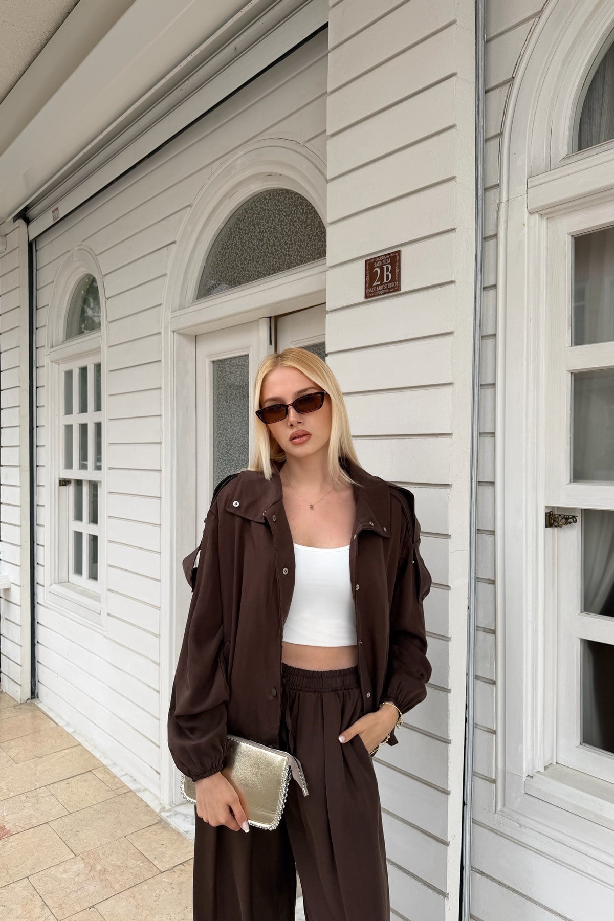 APOLET DETAY TENCEL BOMBER CEKET PANTOLON TAKIM