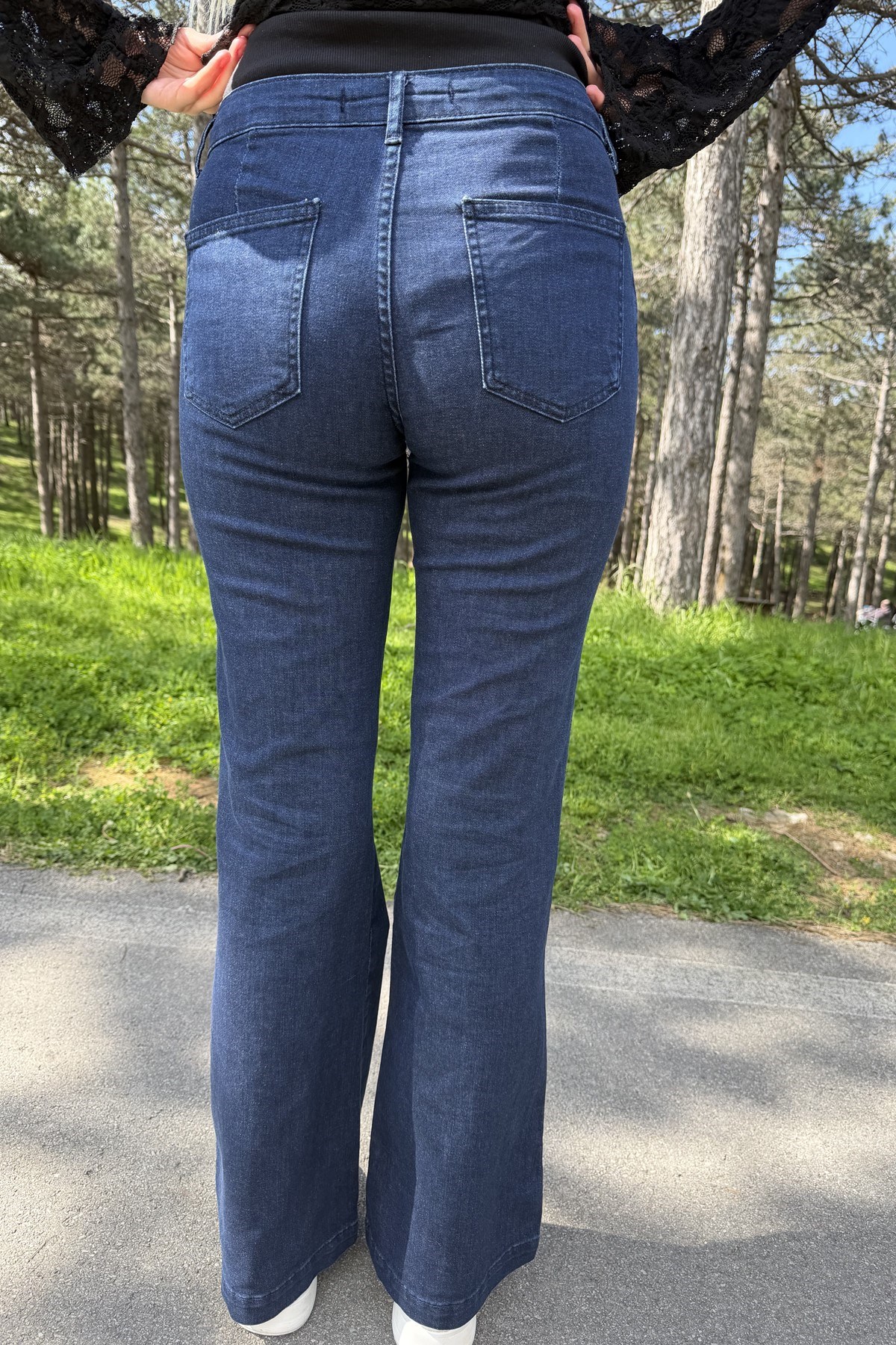 NERVÜR DİKİŞLİ FLARE PANTOLON