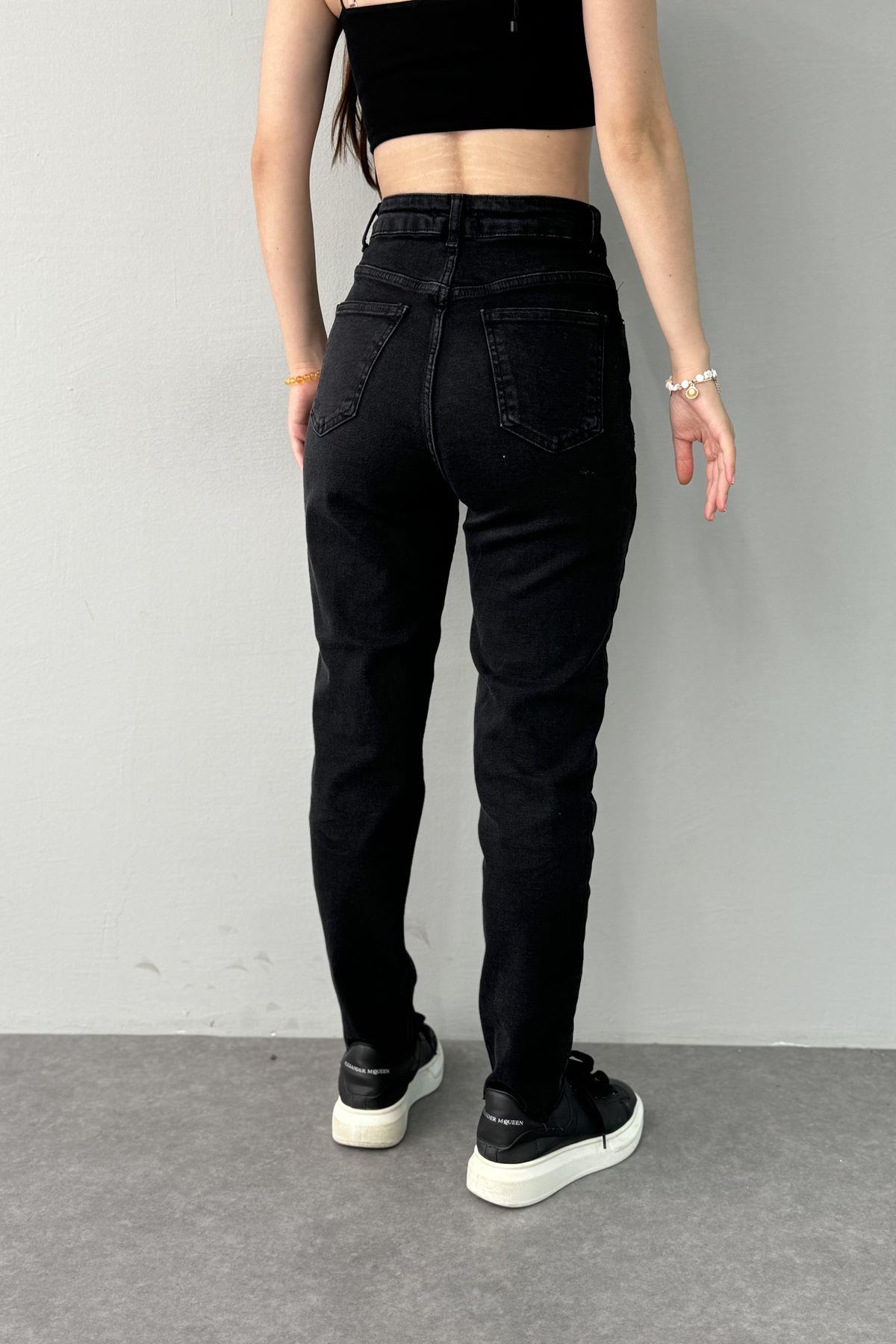 PAÇA DİKİŞSİZ MOM PANTOLON