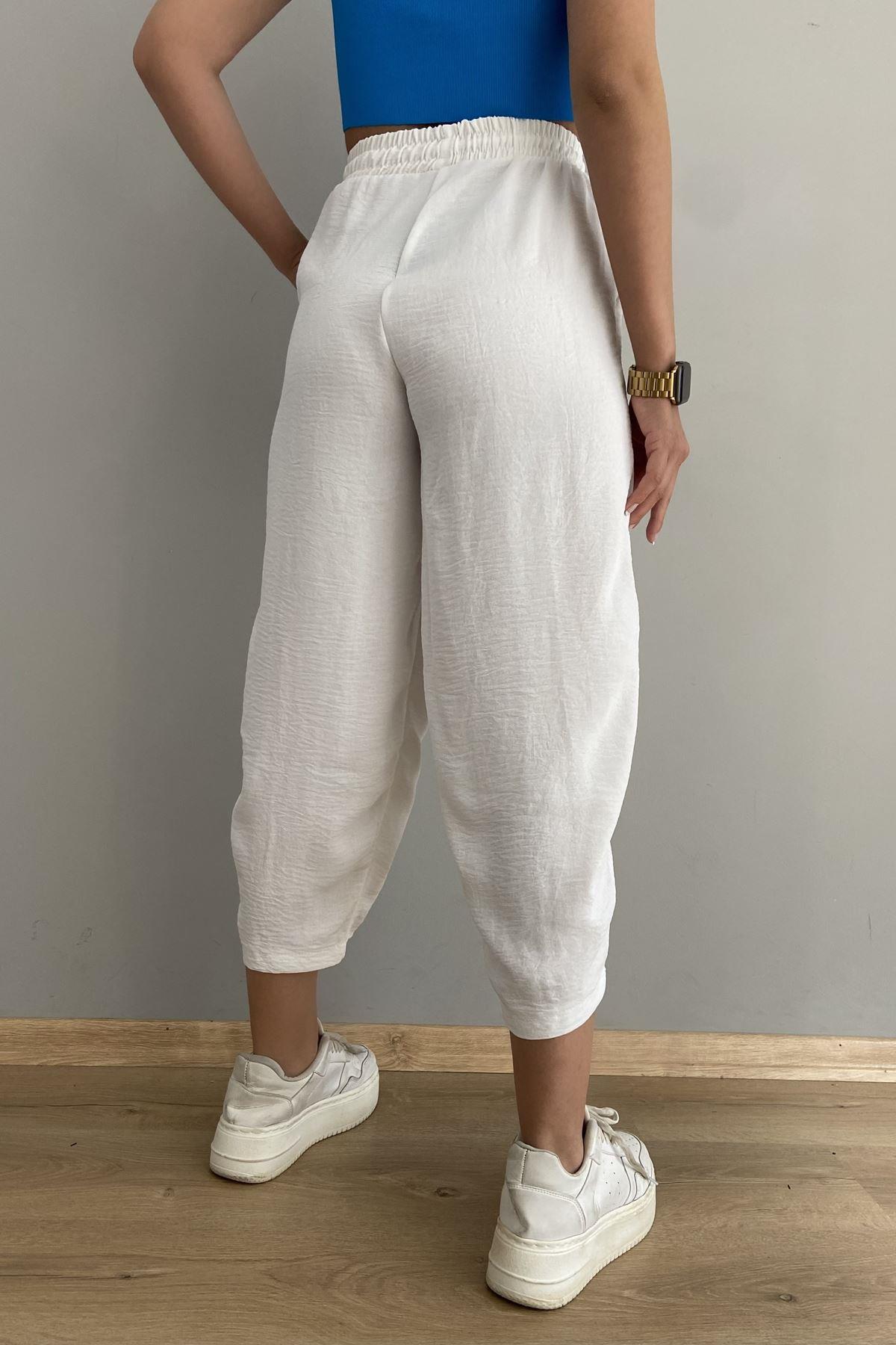 PAÇA PİLELİ BALON PANTOLON