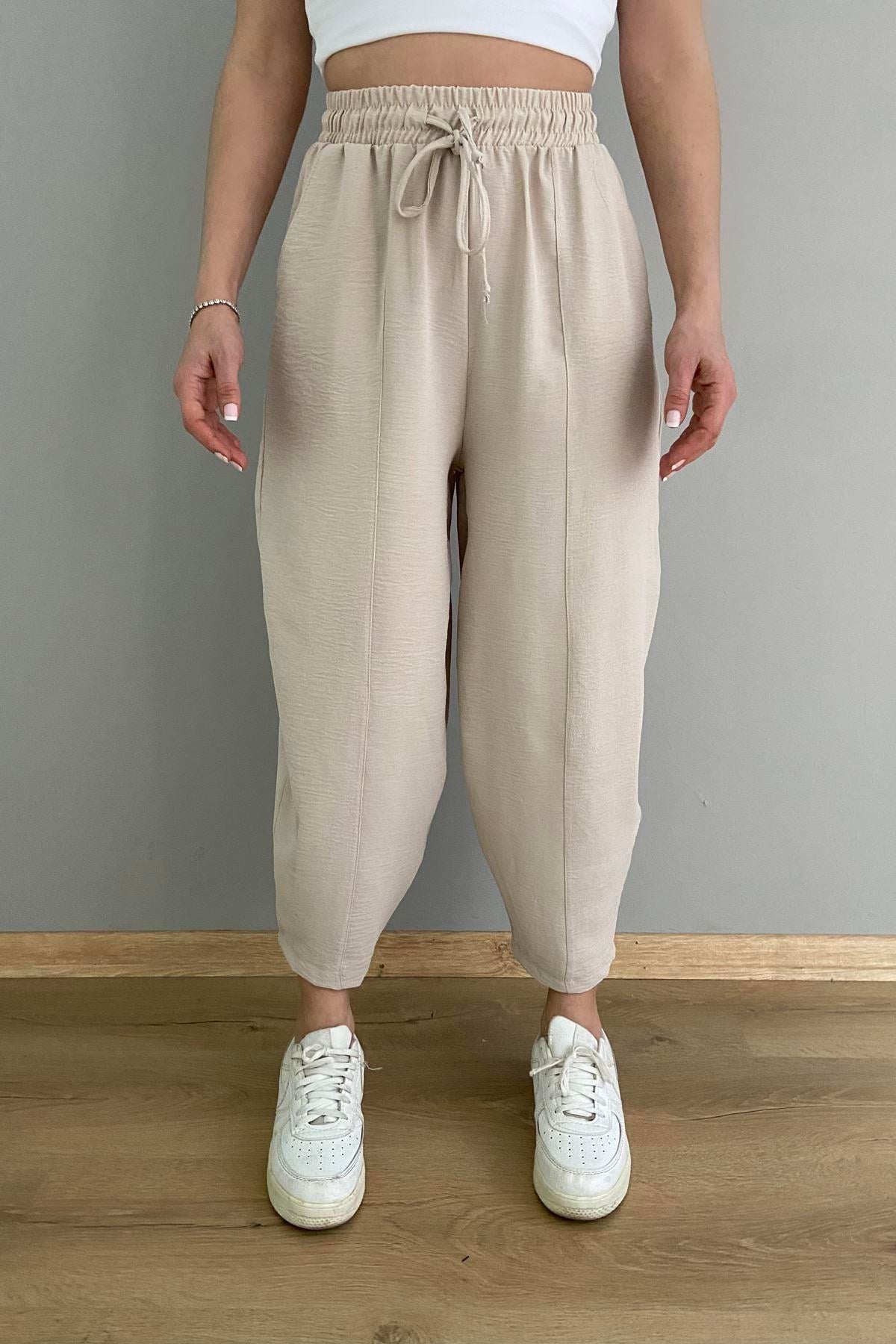 PAÇA PİLELİ BALON PANTOLON