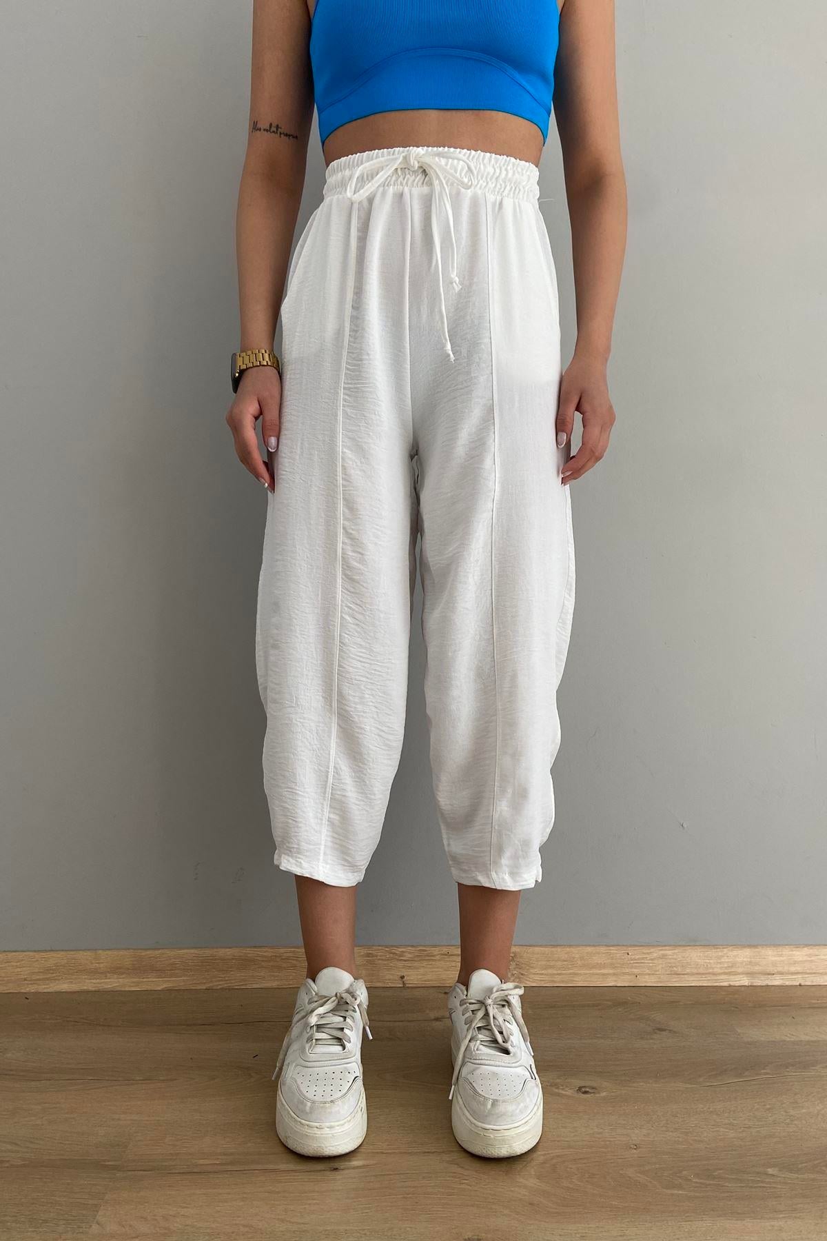 PAÇA PİLELİ BALON PANTOLON