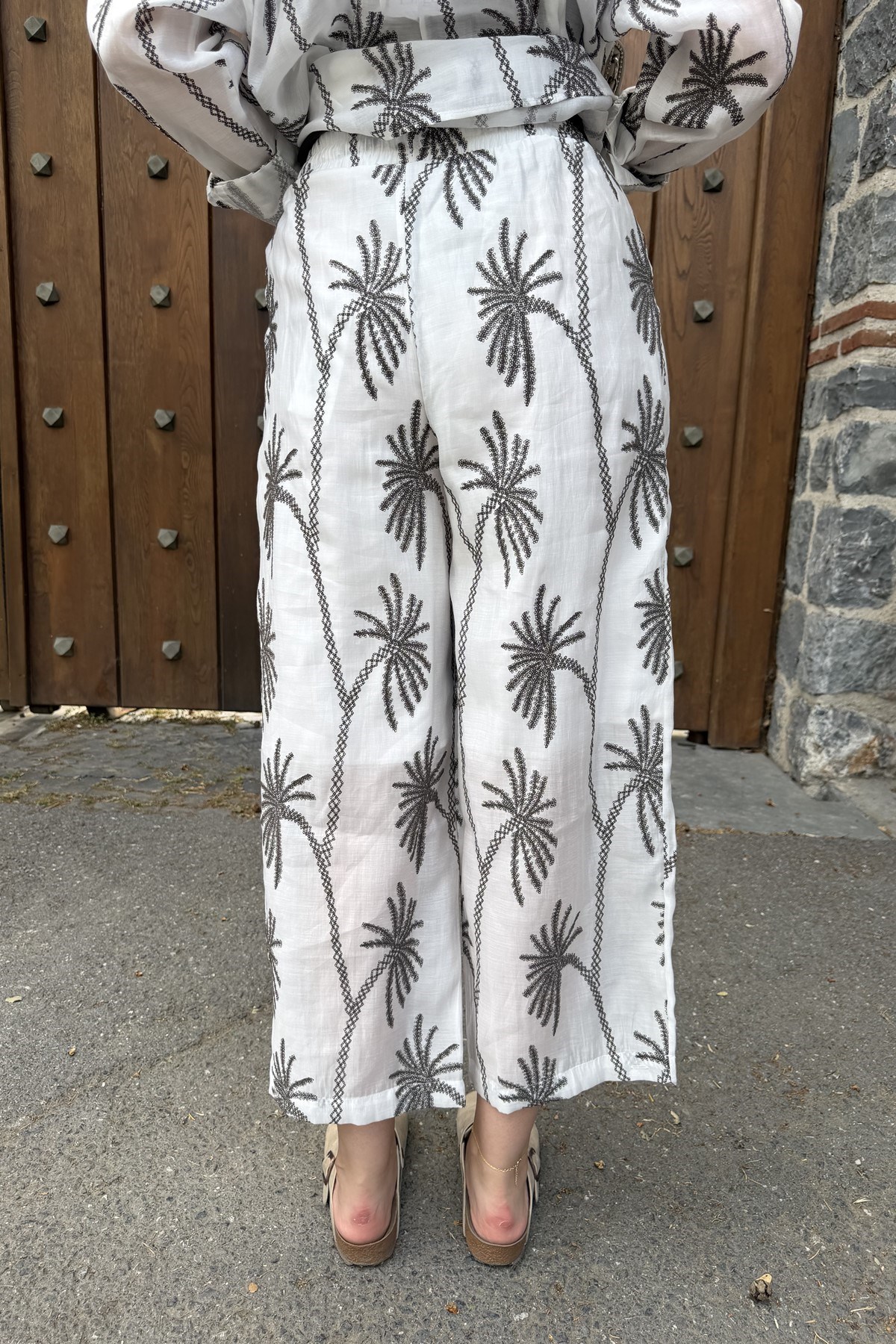 PALMİYE DESEN PANTOLON