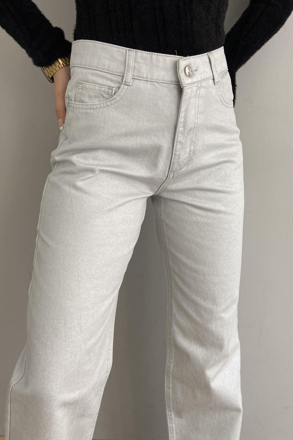 PARLAK STRAİGHT PANTOLON