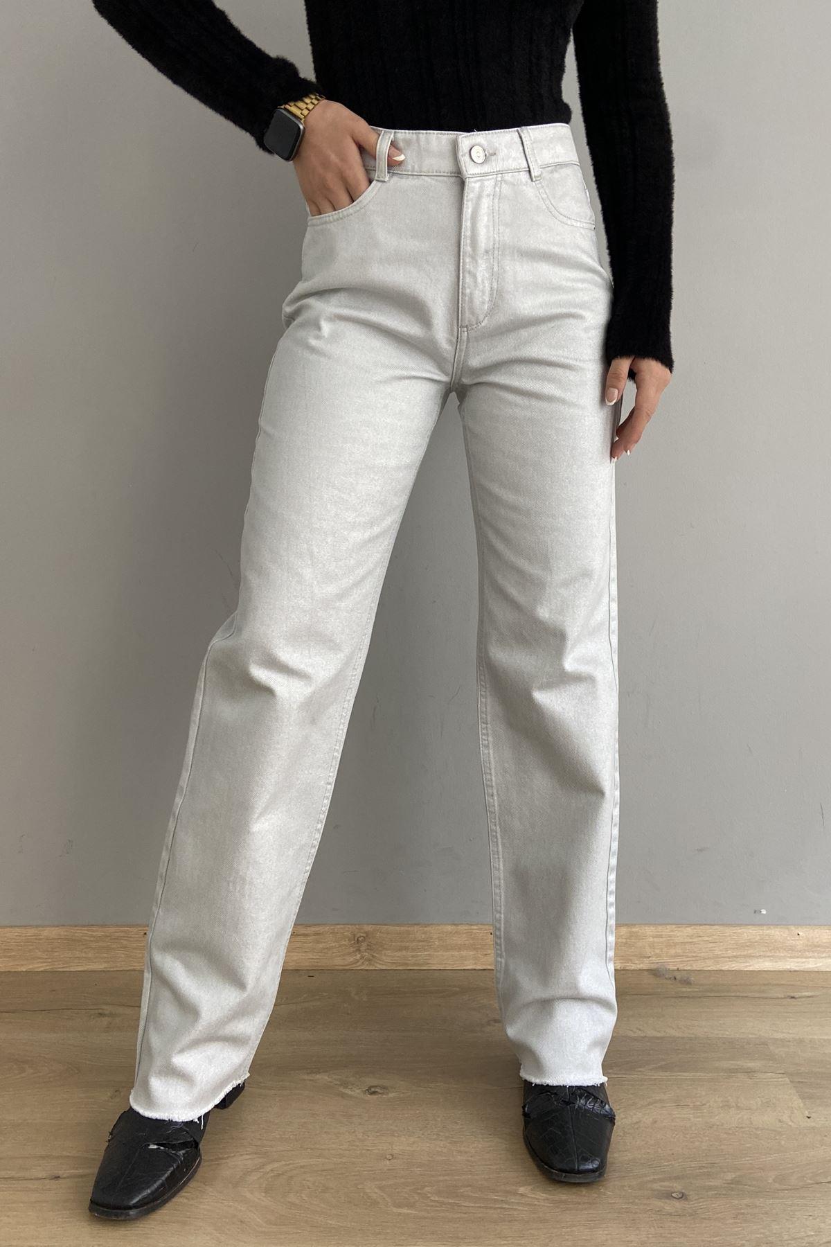 PARLAK STRAİGHT PANTOLON