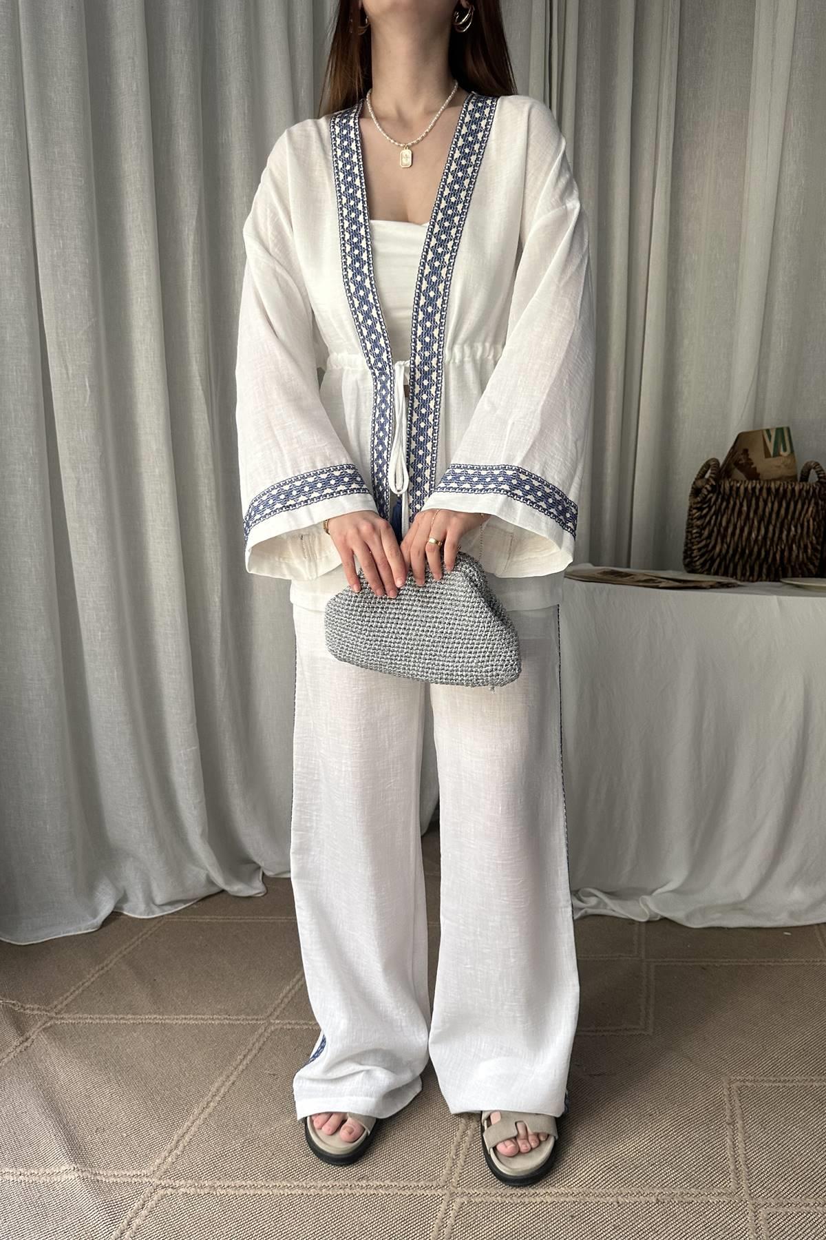 ŞERİT DETAYLI PANTOLON