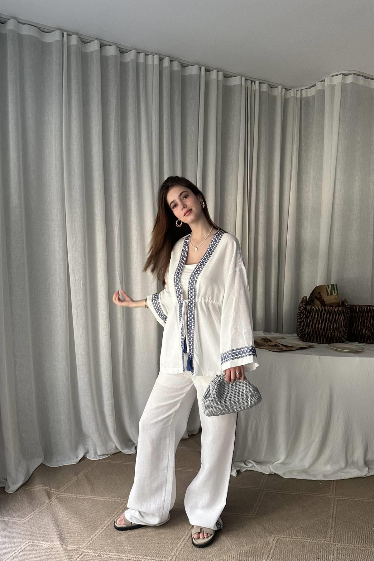 ŞERİT DETAYLI PANTOLON