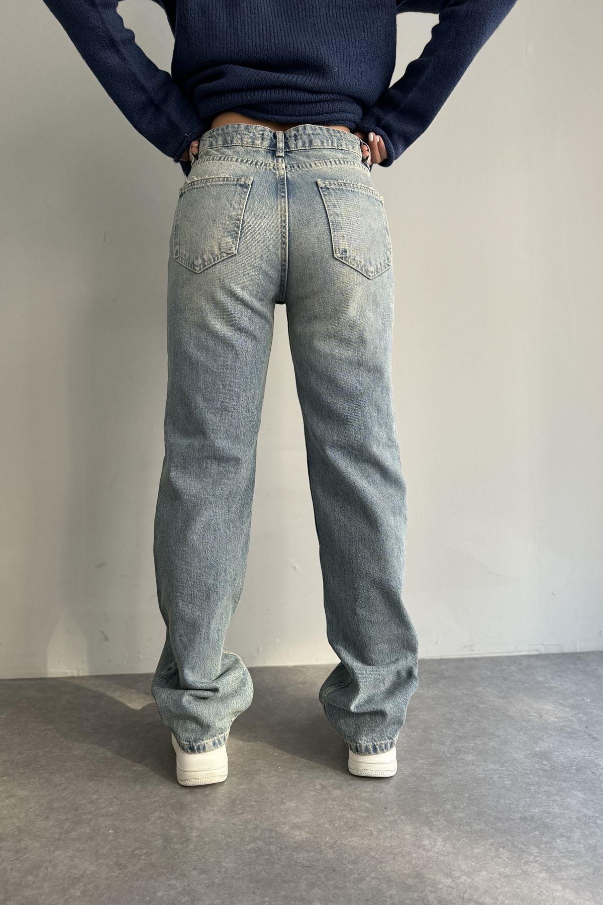 TİNT YIKAMA FLARE PANTOLON