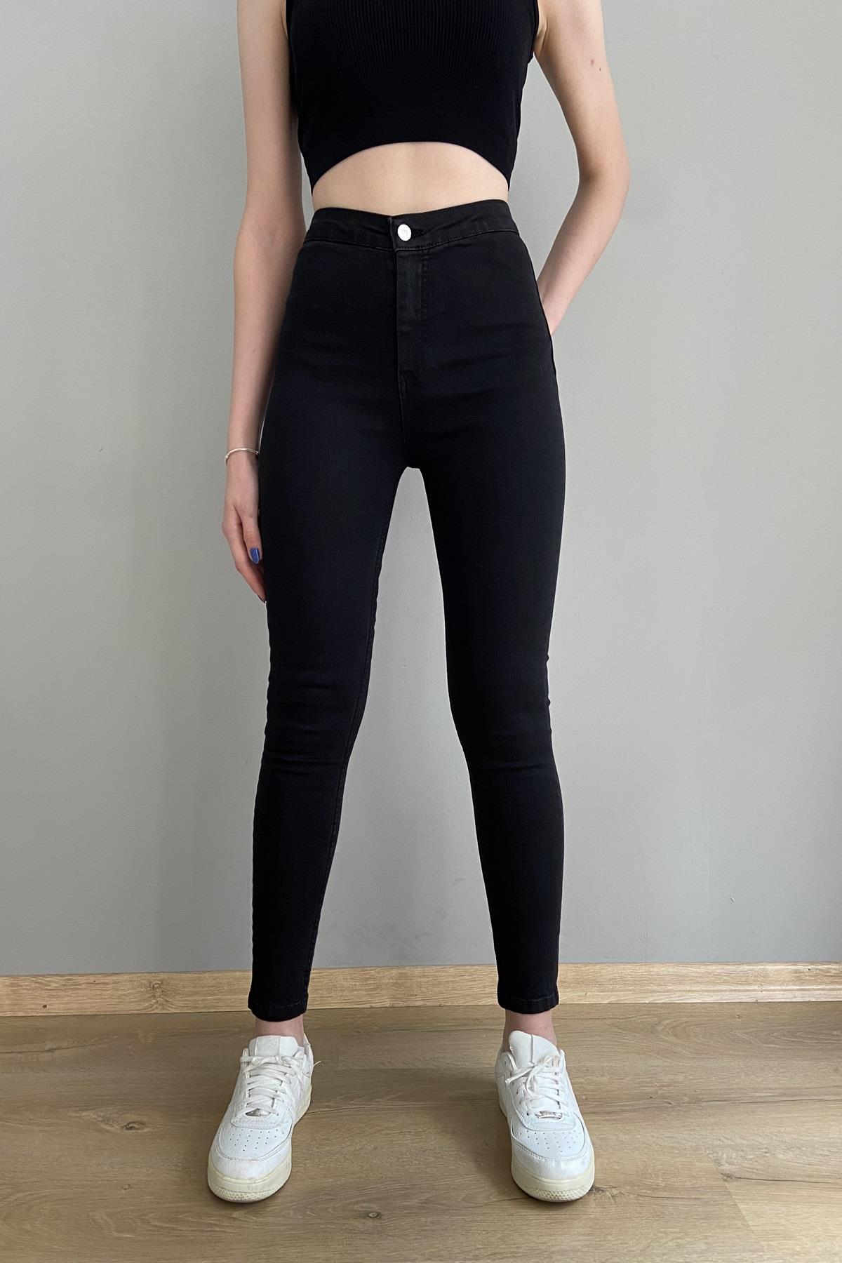 YÜKSEK BEL FULL LIKRA PANTALON