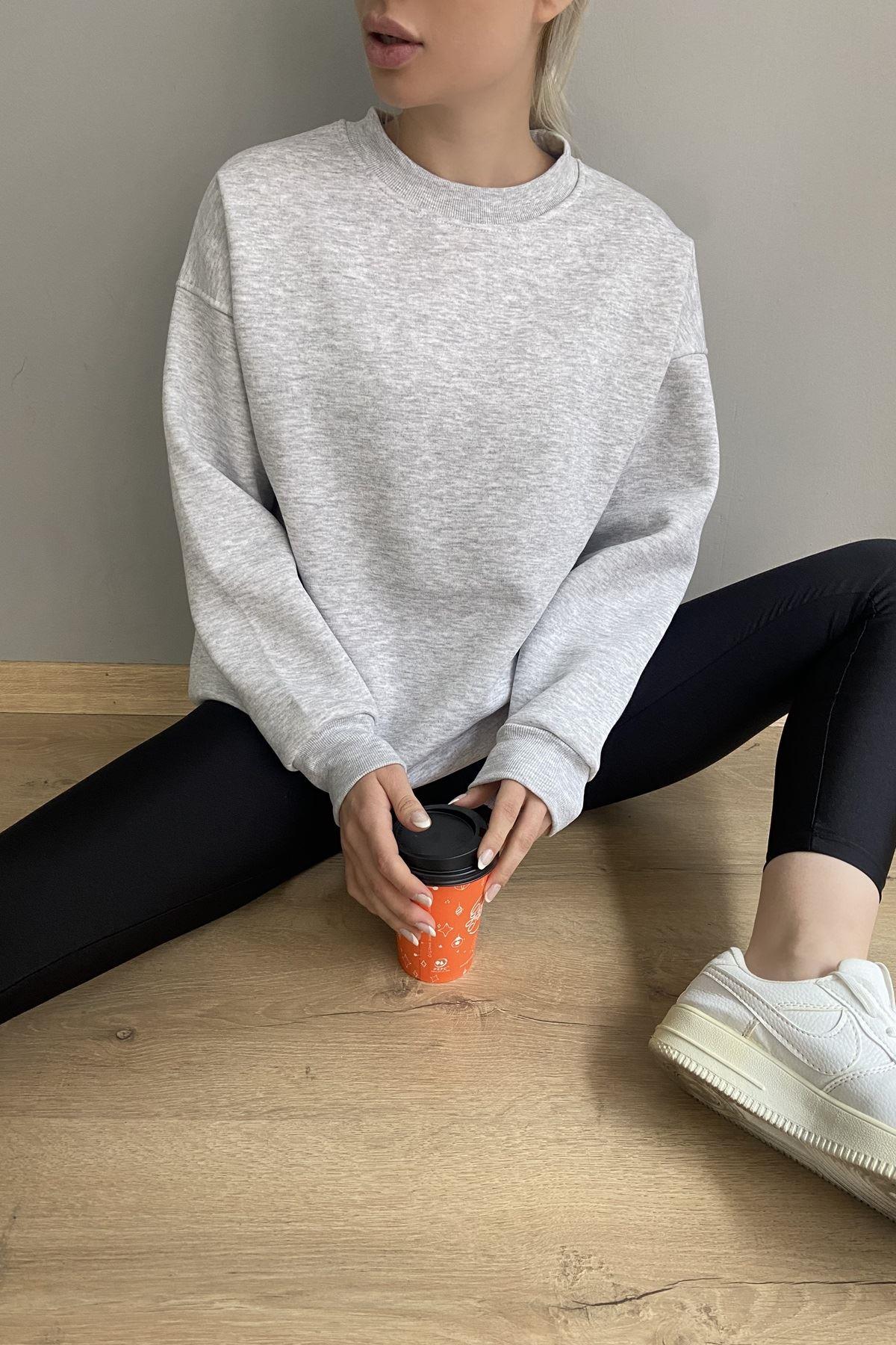 BİSKLET YAKA SWEAT