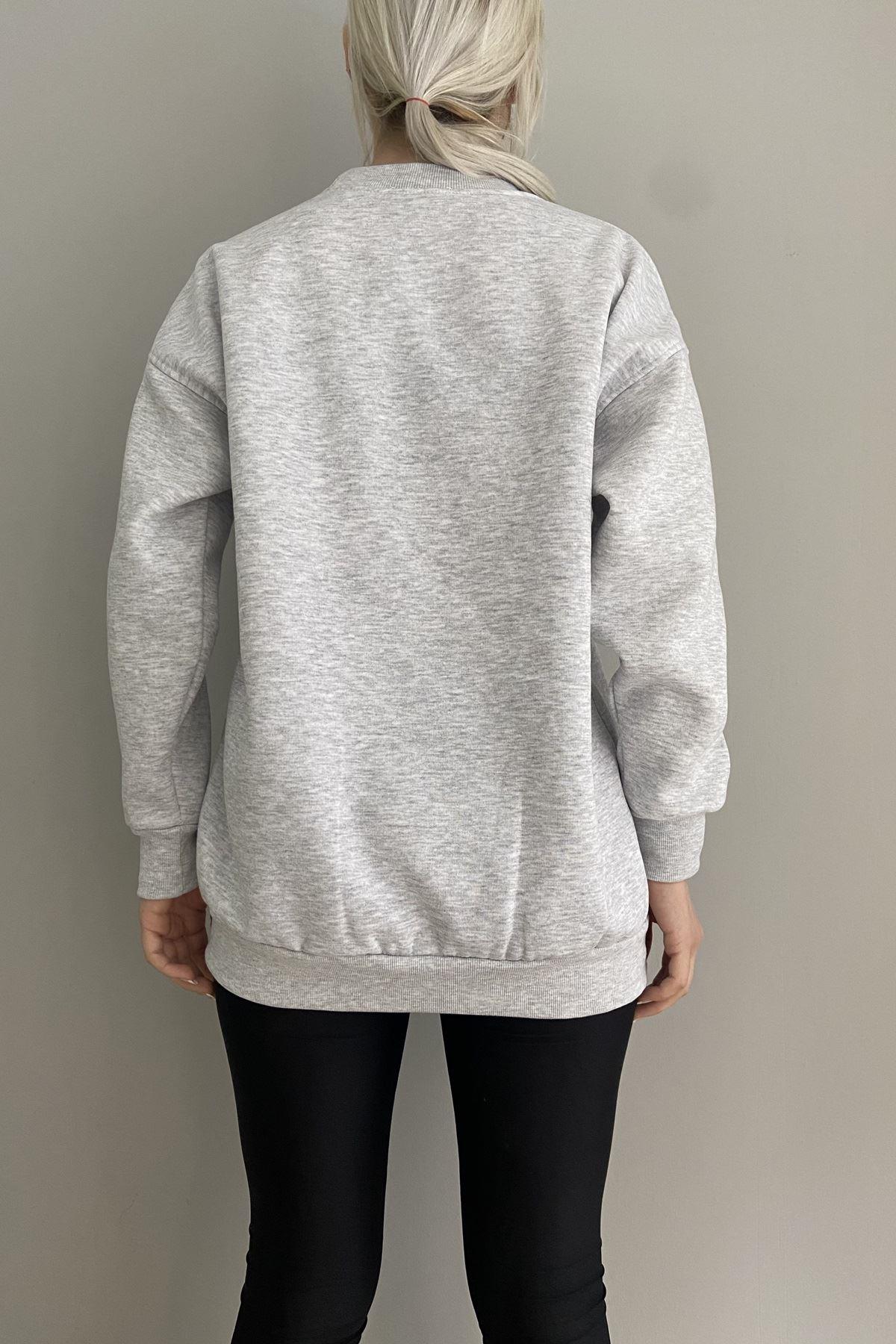 BİSKLET YAKA SWEAT