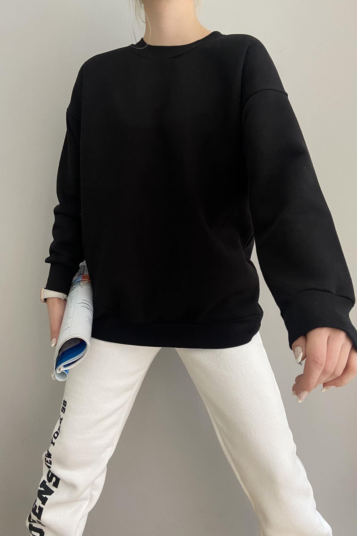 BİSKLET YAKA SWEAT
