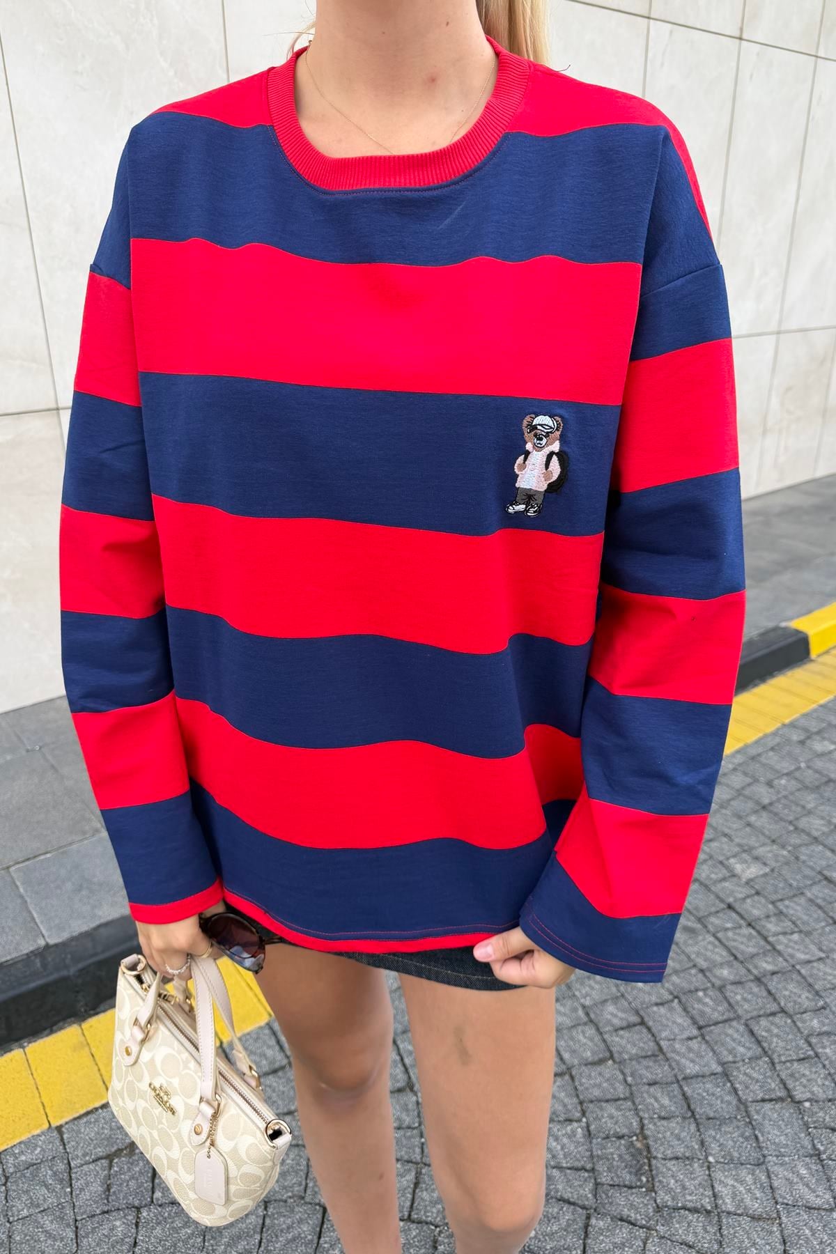 ÇİZGİ DETAY SWEAT