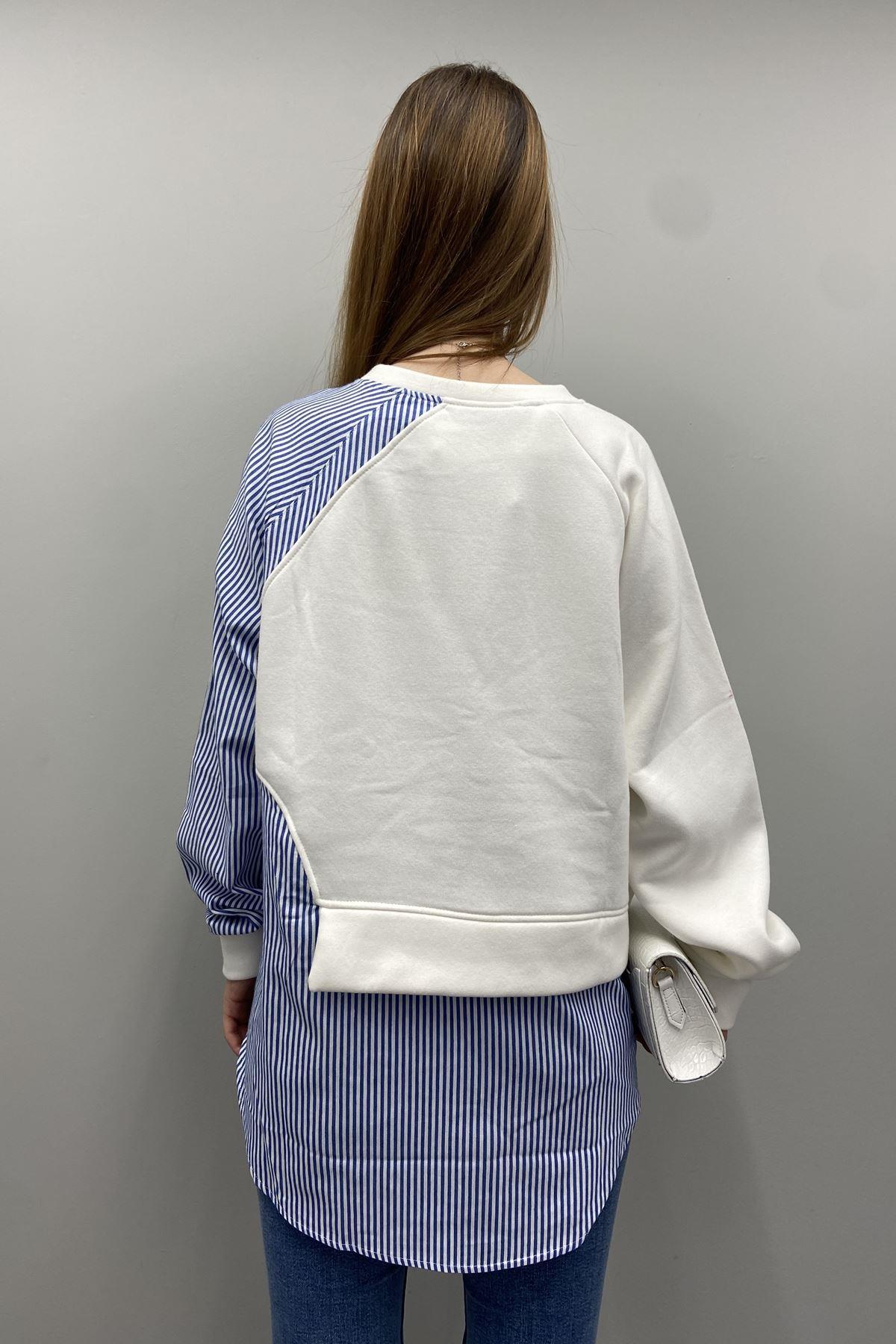 GÖMLEK GARNİLİ SWEATSHIRT
