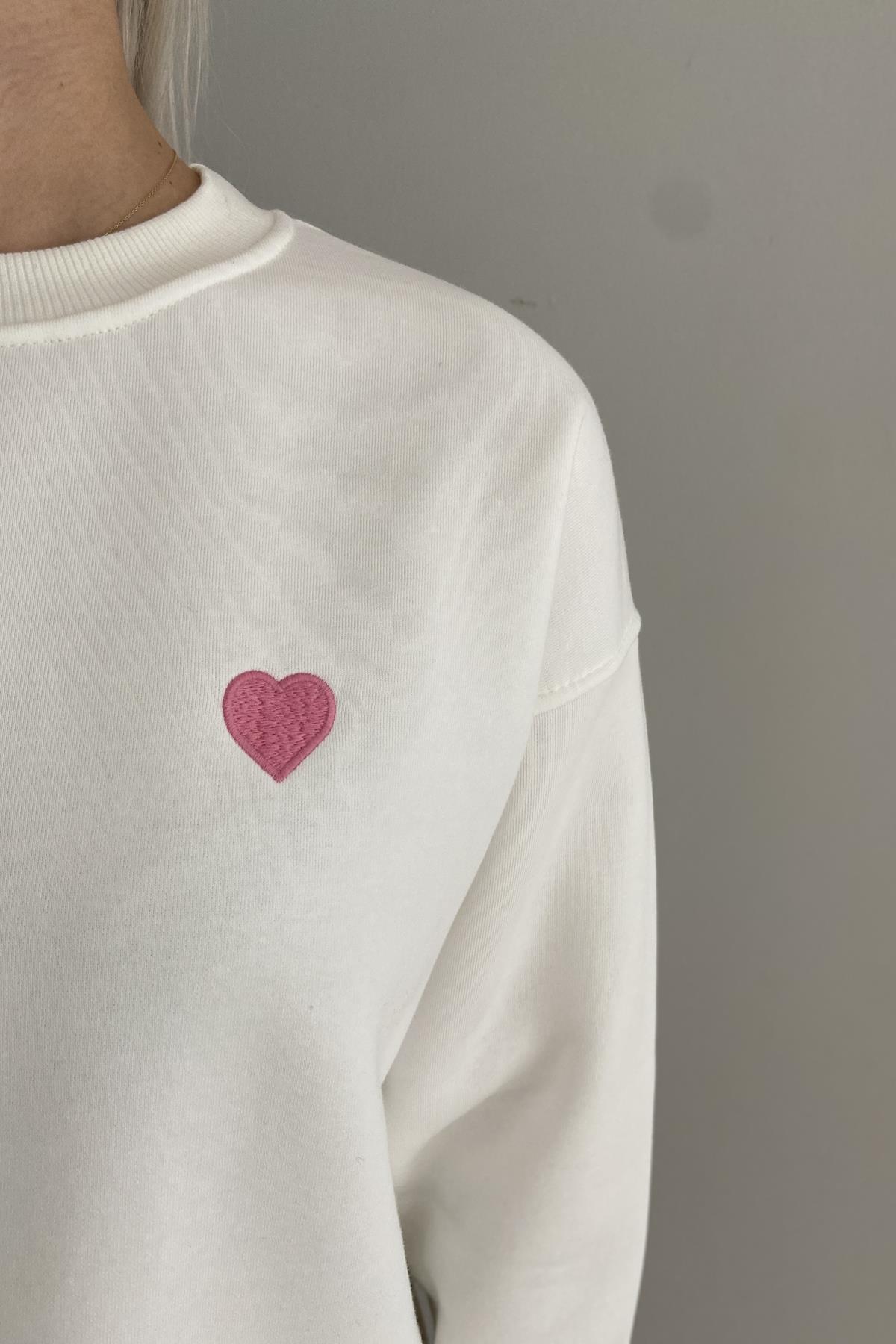 KALP NAKIŞLI SWEATSHIRT