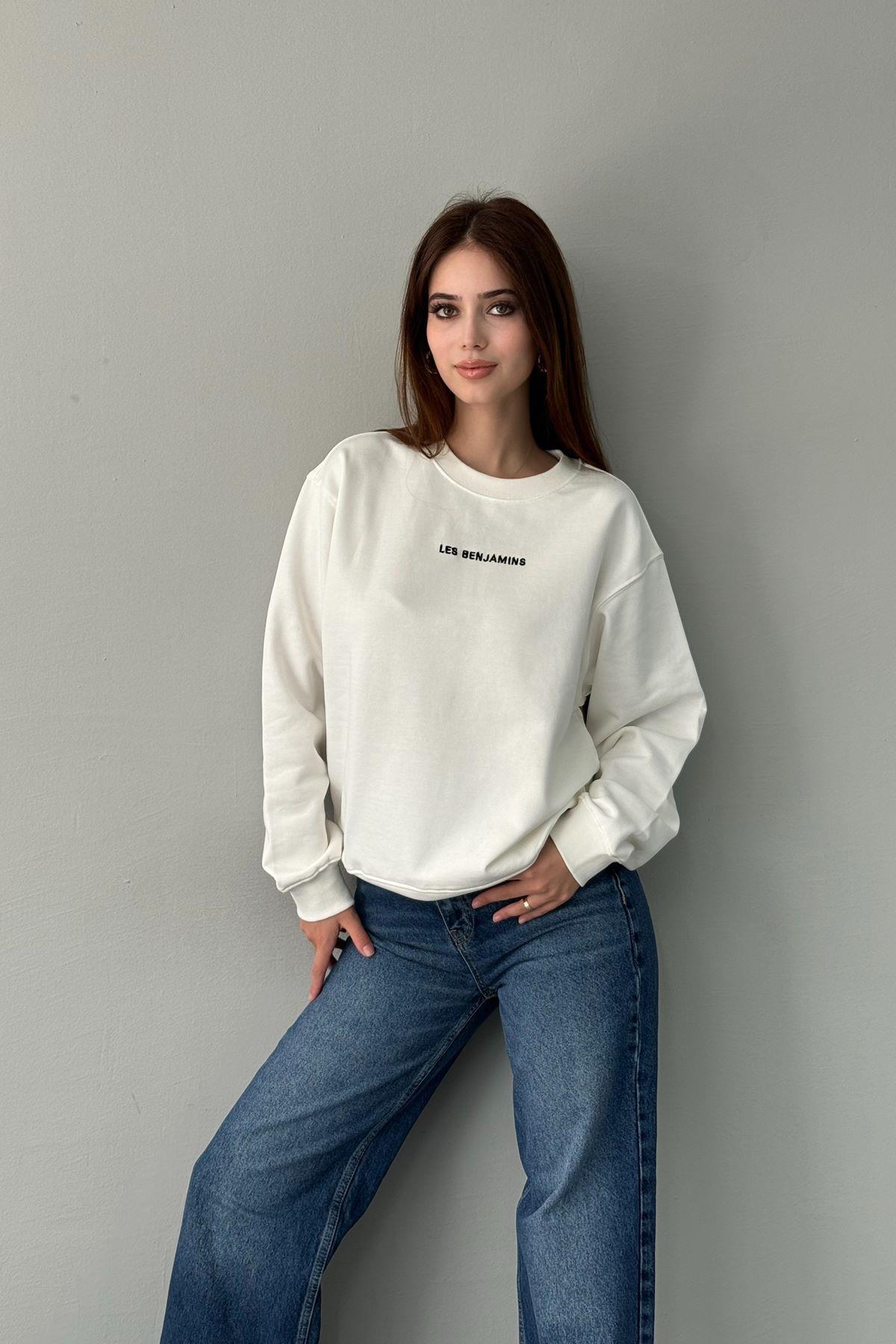 LB NAKIŞLI SWEATSHIRT
