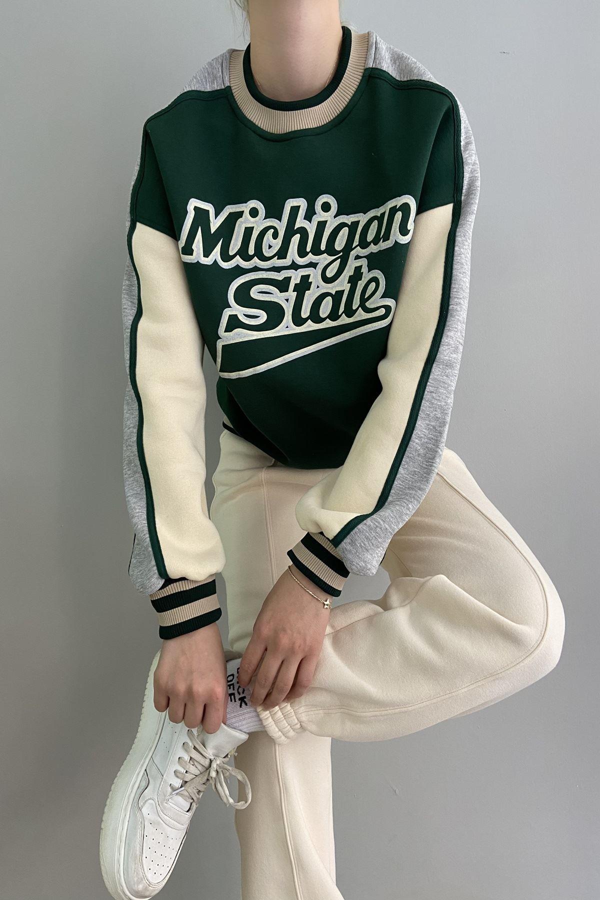 MATCHİL NAKIŞLI SWEAT