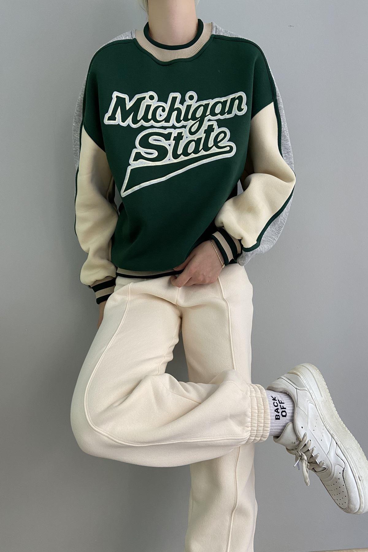 MATCHİL NAKIŞLI SWEAT